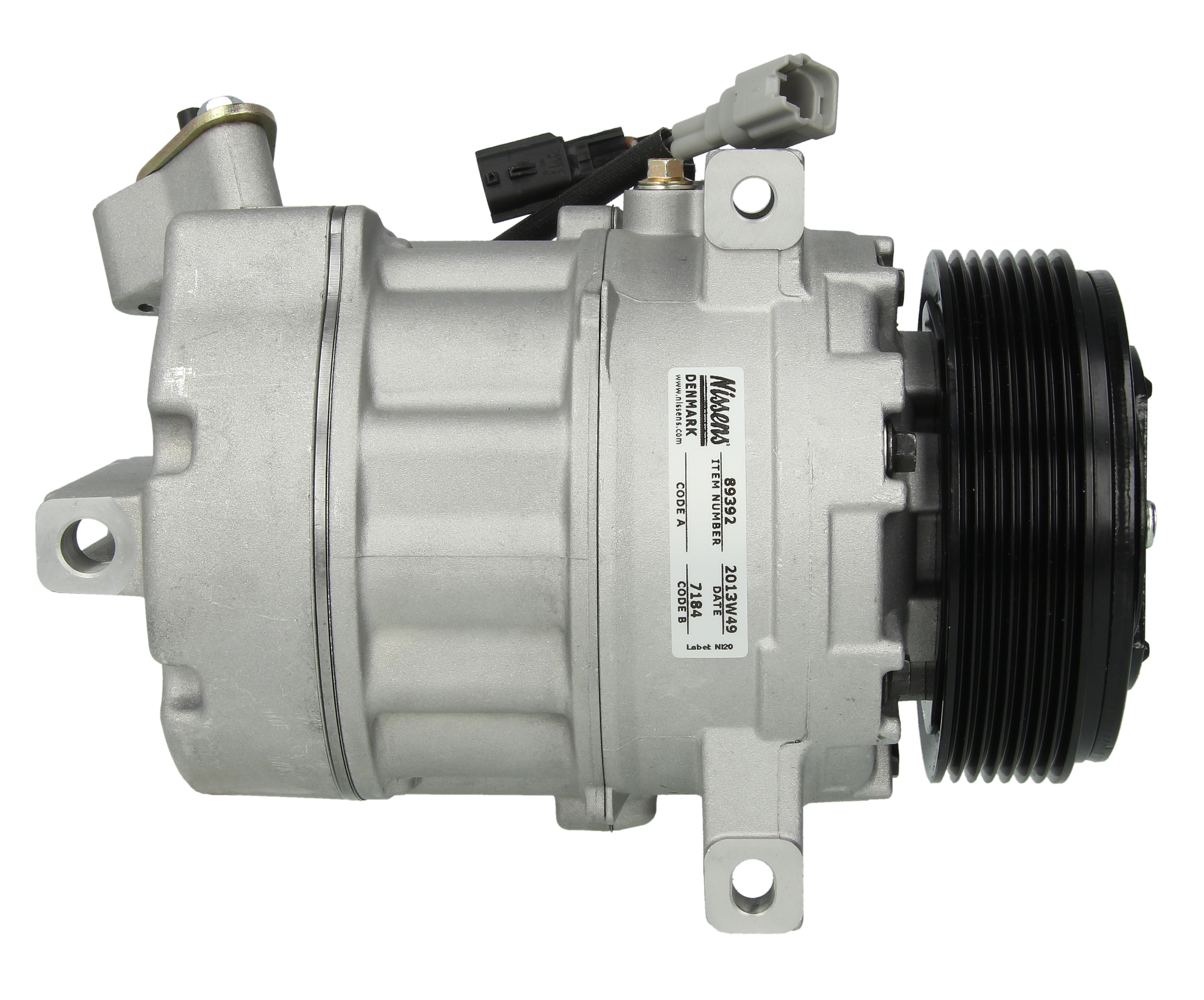 Компресор кондиціонера RENAULT LAGUNA III (07-) 2.0 DCI (+) NISSENS (89392) Nissens фото 6