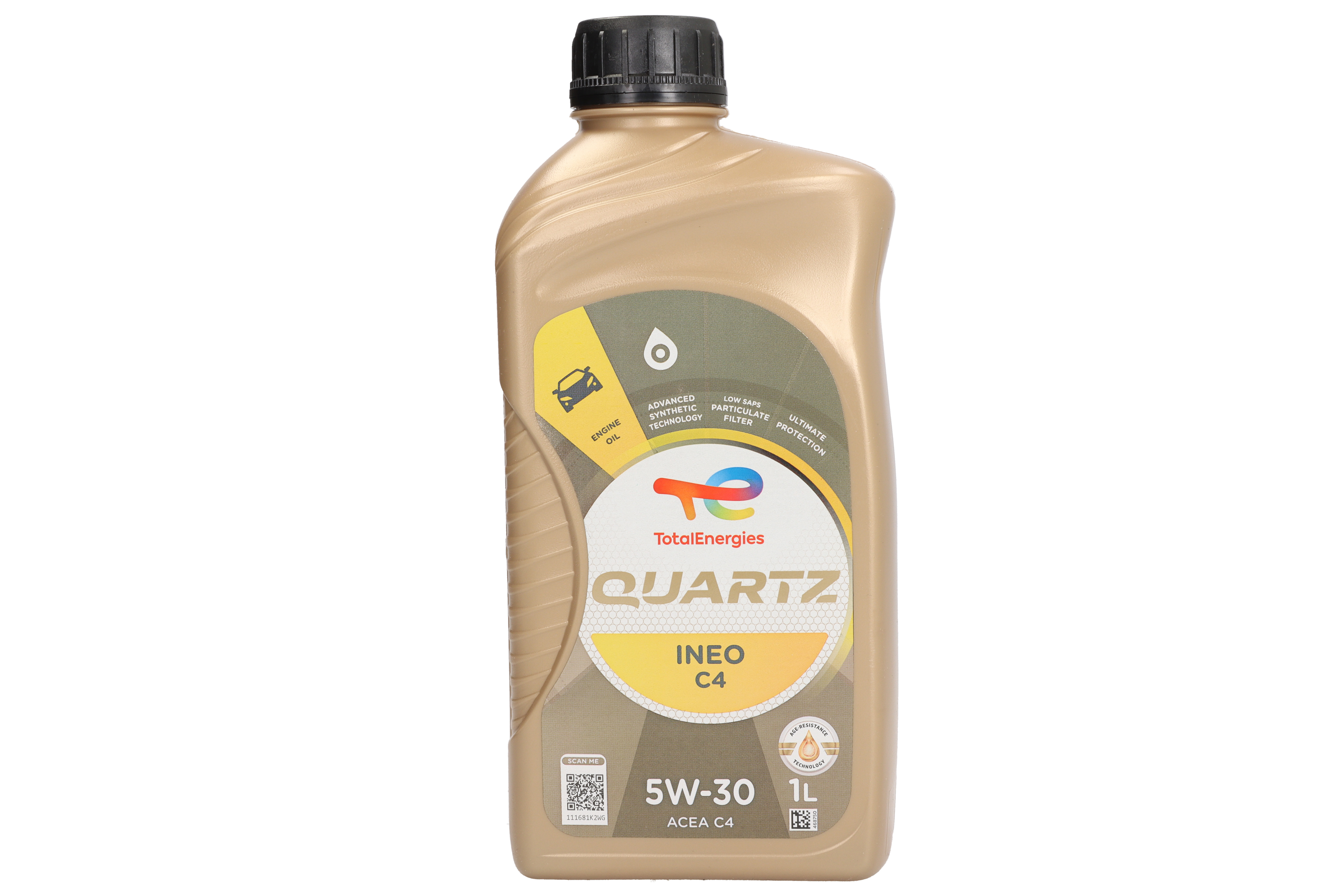 Моторна олива Quartz INEO (1L) 5W30 , ACEA C3, C4+, FIAT 9.55535 S4, MB 226.51, MB 229.51, RENAULT RN 0720 фото 2