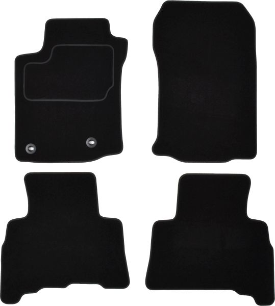 Set Covorase Auto Si Tavita Portbagaj TOYOTA LAND CRUISER PRADO (_J15_) din 2009-2020, Cauciuc, Protectie Porbagaj, 4x Stickere auto cu TOYOTA
