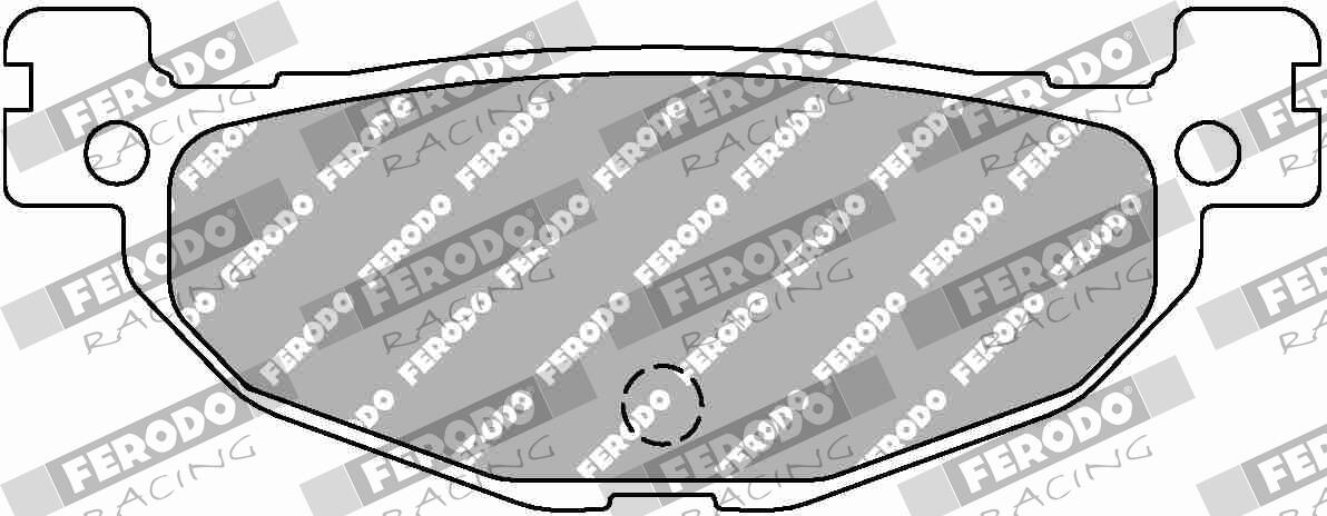 FERODO sada brzdových destiček, kotoučová brzda YAMAHA YP 400 (MAJESTY) 05-07 (5GM W0046 00, 5NR F5811 10, 5RU 25806 00, 5RU W0046 00, 5VU W0046 00, 5VU W0046 01)