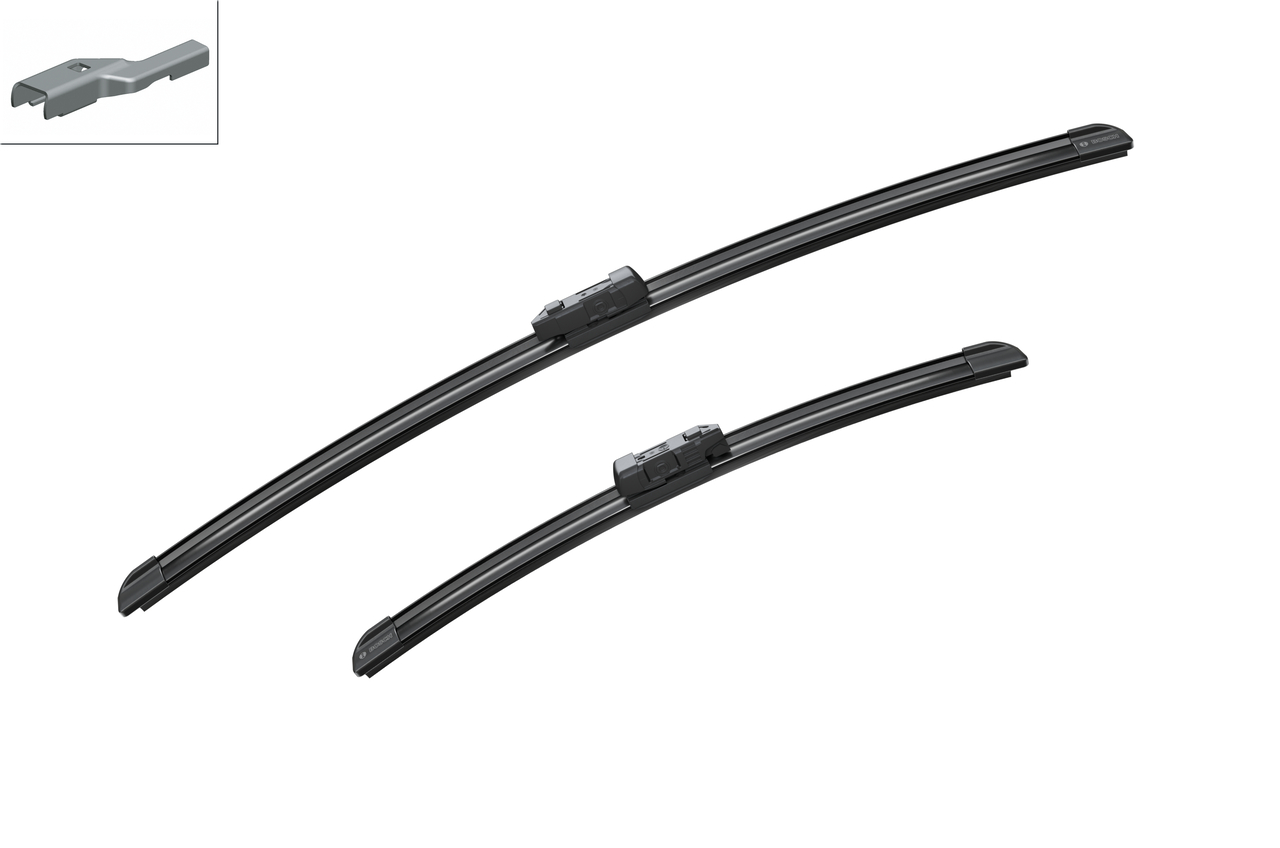 Set stergatoare auto FIAT IDEA (350_) din 2003-2012, Bosch Aerotwin, din cauciuc siliconat rezistent