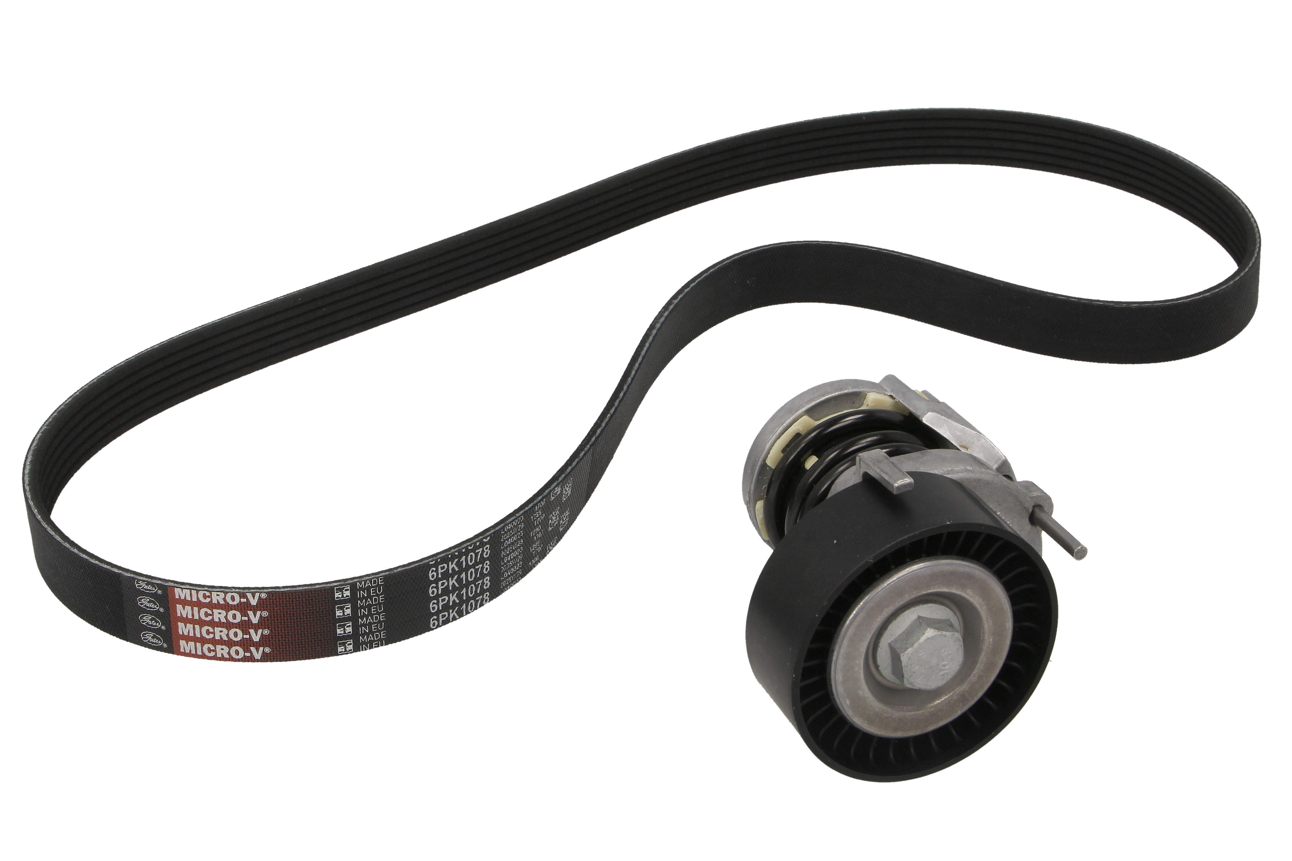 Комплект ремня генератора Audi A2/Seat Ibiza/Skoda Fabia/VW Golf/Polo 1.4/1.6/1.6FSI 97-15 (6PK1078) фото 8