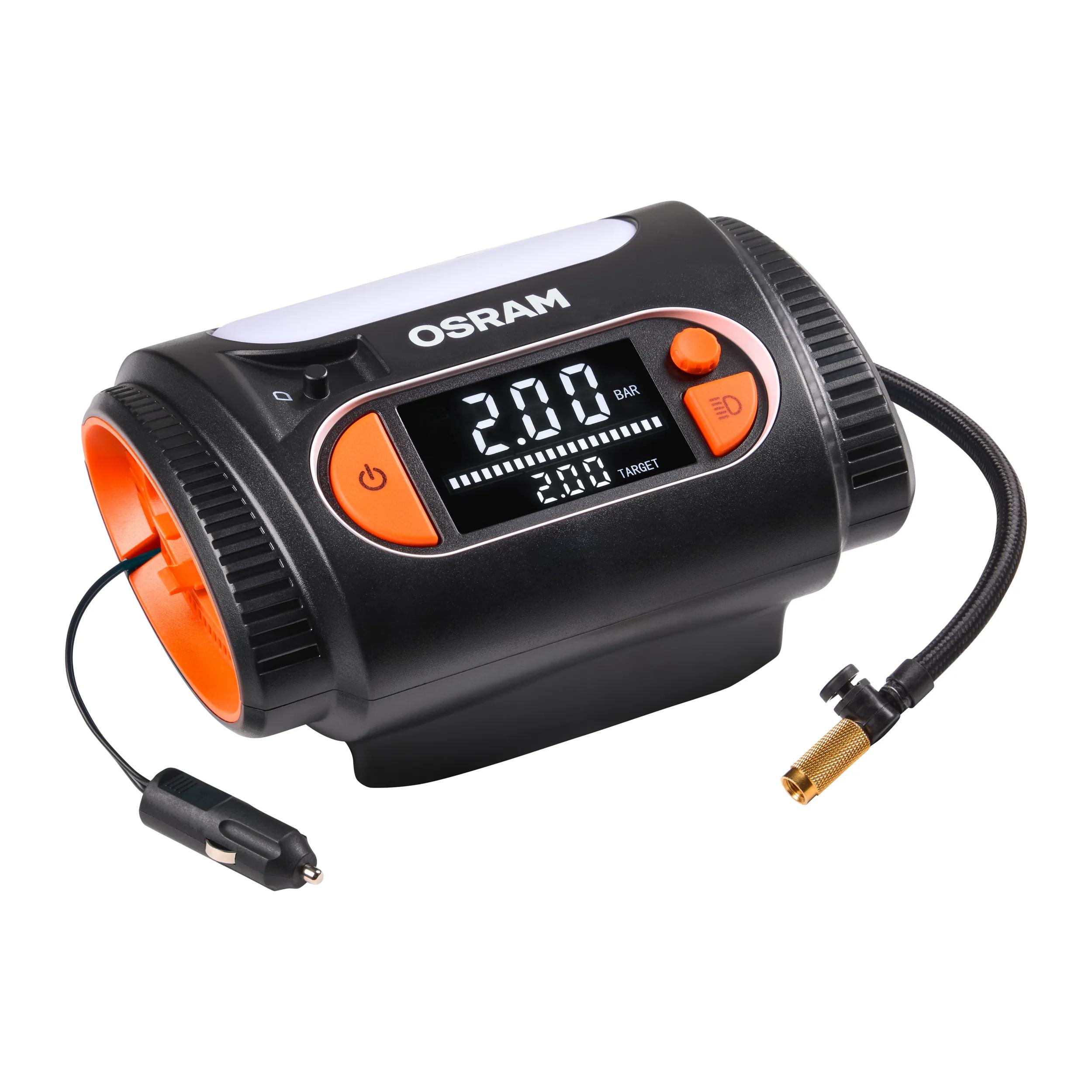 Компресор для накачування шин TYREINFLATE 2130 / 12V 15A 180W / ШИНА R13 НАКАЧУЄТЬСЯ ЗА 2 ХВ. / OSRAM (OTI2130) osram фото 8