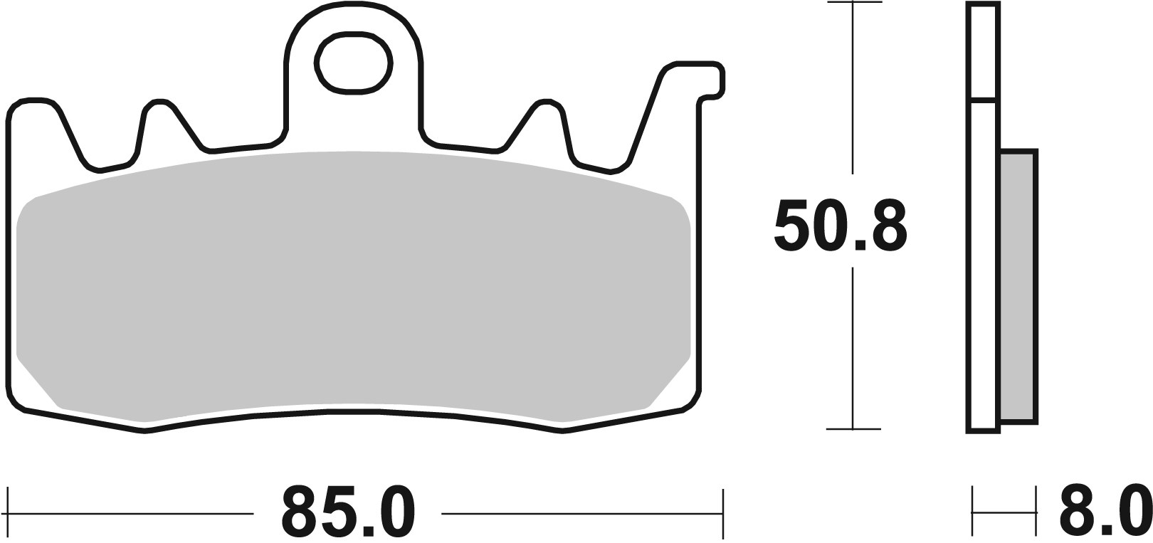 BREMBO sada brzdových destiček, kotoučová brzda APRILIA ETV 1200 (CAPO NORD), (CAPO NORD) TRAVEL PACK 13-16, TUONO 1000 V4R, 1100 V4R RR, 1100 V4R (FACTORY) 11-16, BMW F 800 R ABS 17, G 310 16, R 1200GS LC (ADVENTURE), 1200GS, 1200R LC, 1200GS LC, 1200GS 
