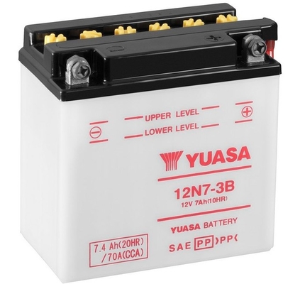 YUASA startovací baterie YAMAHA AT 125 (3), (2) 72-73, DT 125 74-81, SR 500 (DRUM), (BRAKE DISC) 78-99, XN 150 (TEOS) 01-04, XS 360 77, YFM 100, 80 (BADGER), 80 (GRIZZLY), 80 (RAPTOR), 50 RAPTOR 87-08, YP 150 (MAJESTY) 00-04 (B0068O9T72, 12N7-3B, 0092M402