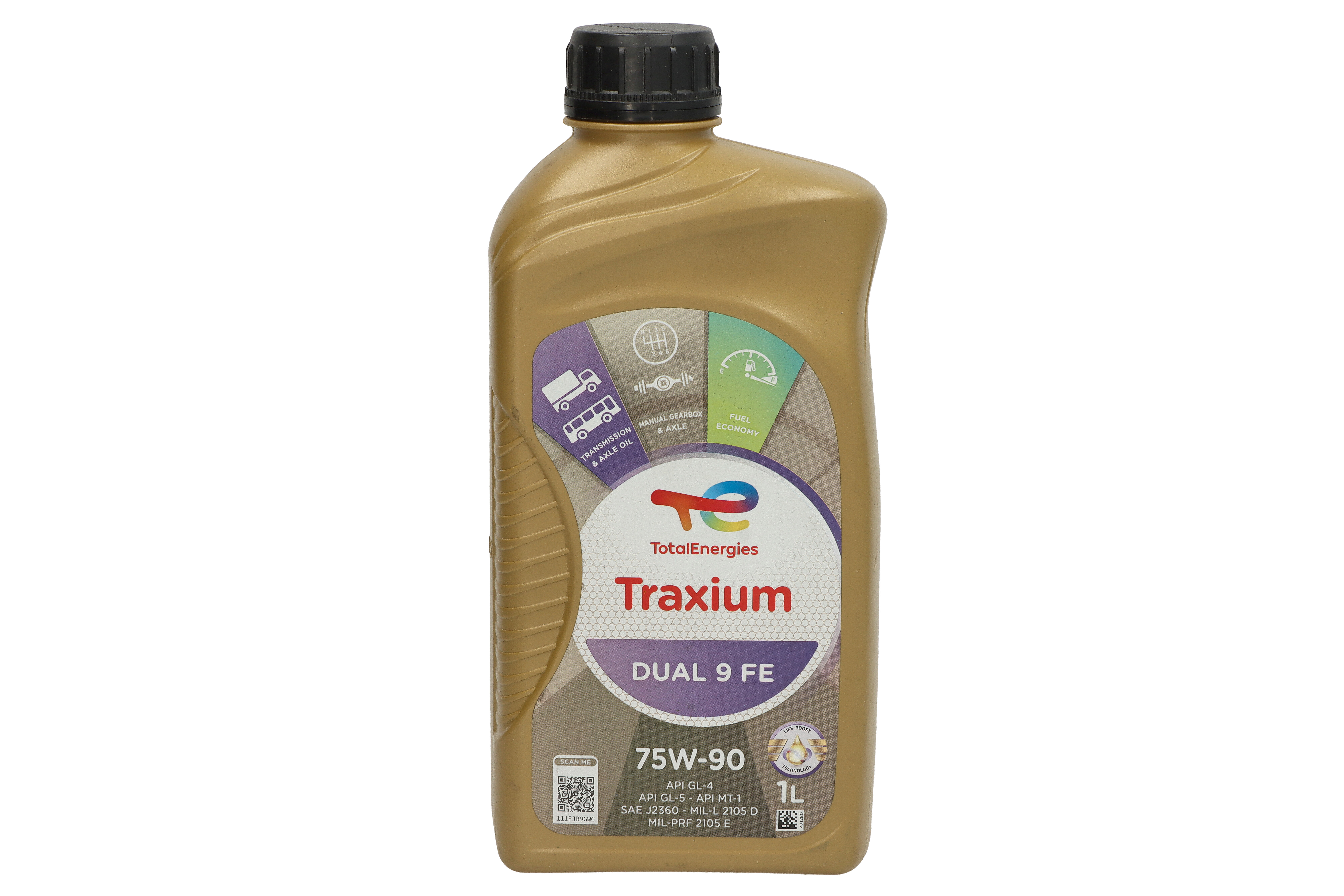 Олива MTF TRAXIUM (1L) 75W90 ,API GL-4, GL-5, MT-1, SAE J2360, EATON, IVECO RAS1, MAN 341 Z2, MAN 342 S1, MB 235.8, MIL L-2105D, MIL PRF-2105E, SCANIA STO 1:0, SCANIA STO 2:0 A FS, VOLVO 97312, ZF TE- фото 3