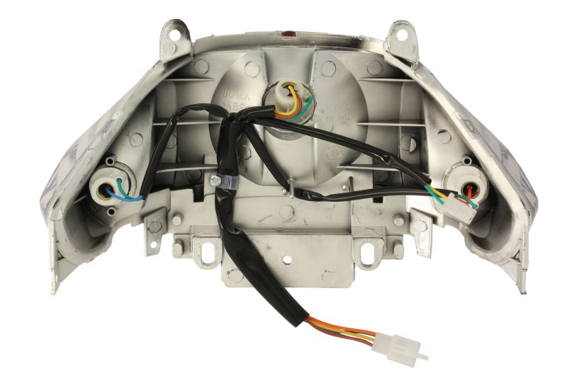 INPARTS koncové světlo CHIŃSKI SKUTER/MOPED/MOTOROWER/ATV 2T 1 PE40 (SKUTER 2-SUW, SILNIK POZIOMY/MINARELLI HORIZONTAL), 4T 139 QMB/A (SKUTER 4-SUW, GY6-50), FMB (4-BIEGOWY, SILNIK POZIOMY) MOTOROWER/ATV