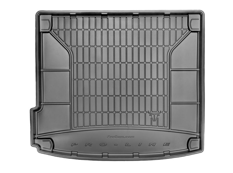 Set Covorase Auto Si Tavita Portbagaj BMW Seria X6 (E71, E72) din 2007-2014, Cauciuc, Protectie Porbagaj, 4x Stickere auto cu BMW