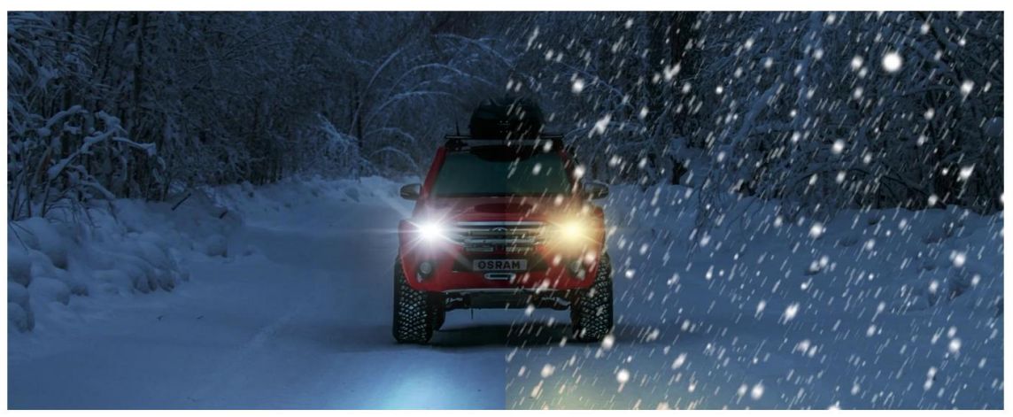 Комплект світлодіодних автоламп H4 LED 12V 45/45W 2700/6000K P43T / LEDRIVING® HL ALLSEASON / НЕ OSRAM (64193DWALL-2HB) osram фото 5