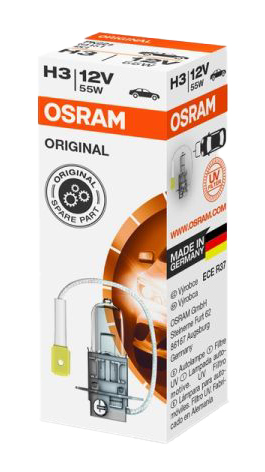 Автолампа галогенова 55W H3 12V 55W PK22S/ORIGINAL LINE OSRAM (64151) osram фото 4