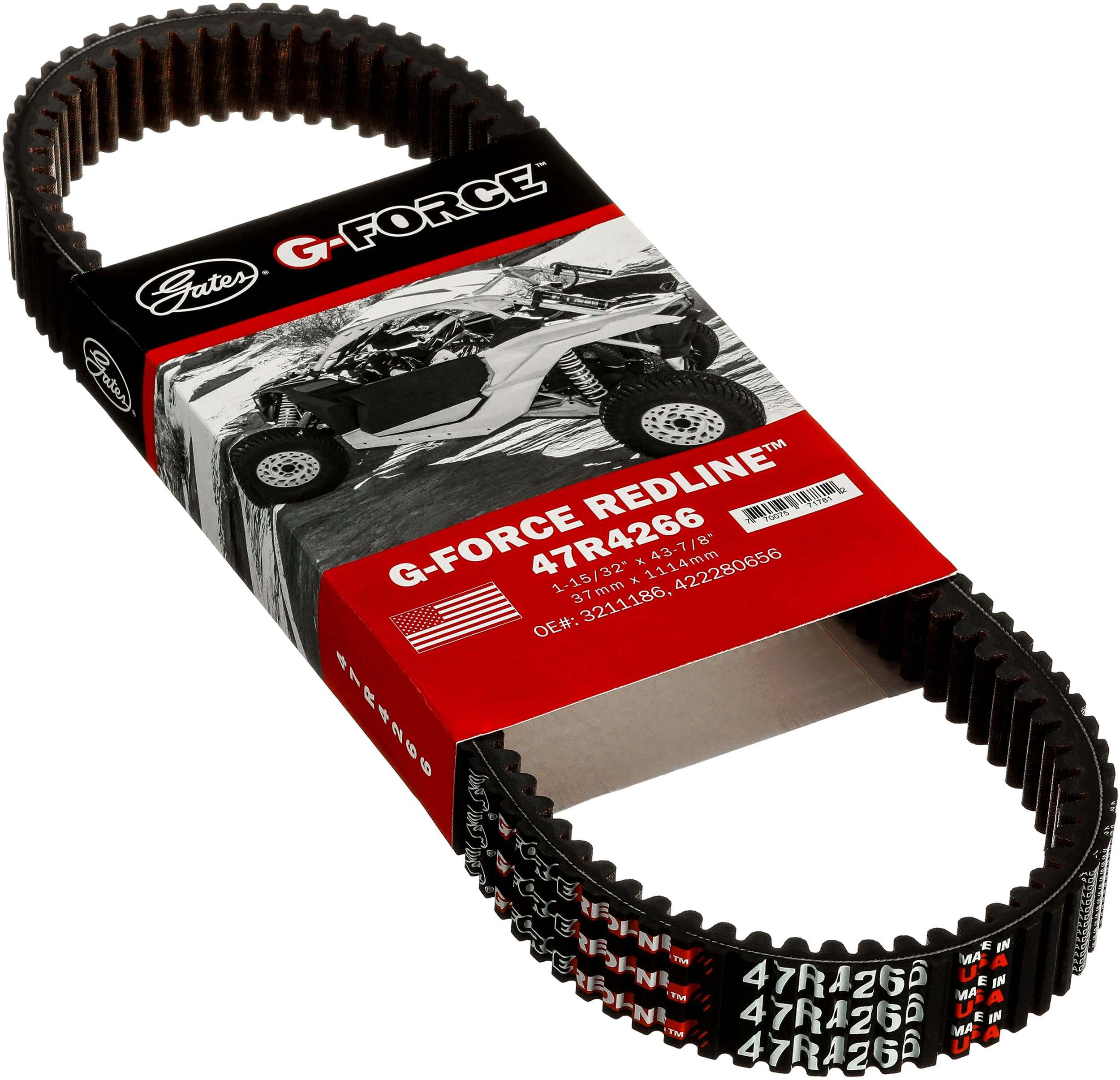 GATES hnací klínový řemen, variomatik POLARIS RZR 1000 RS1 18-20 (47R4266, CTX2276, XTX2276, 9824-01023, 422280656, 3211186, 3211186)