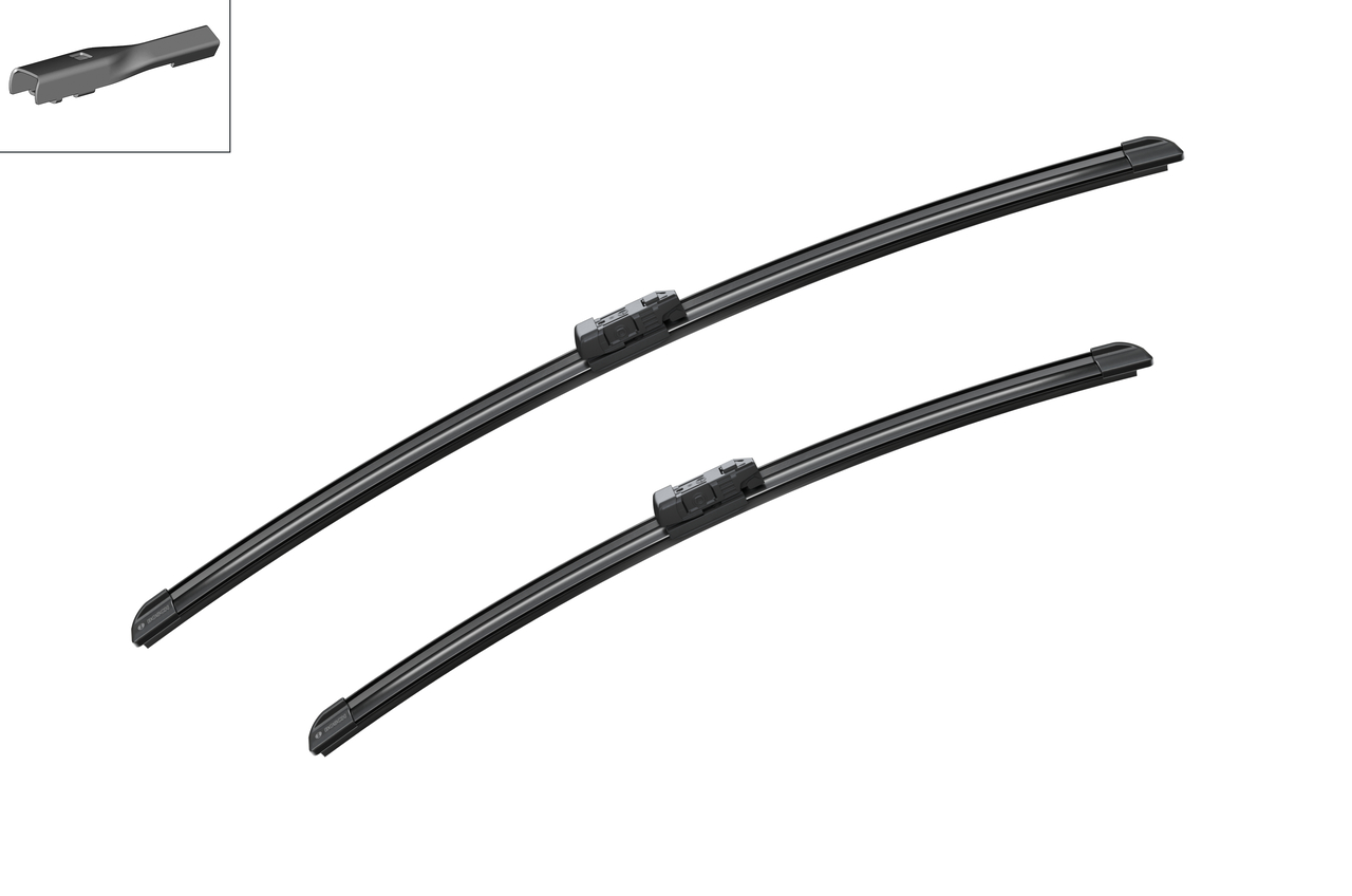 Set stergatoare auto AUDI A5 Avant (FU5) din 2024-2025, Bosch Aerotwin, din cauciuc siliconat rezistent