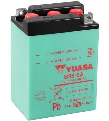 YUASA startovací baterie BMW R 50S, 26, 50/2, 60/2, 60 56-60 (B0068OB2Q8, B38-6A, B38-6A, 3R3P -(B38-6A), B38-6A EXIDE)