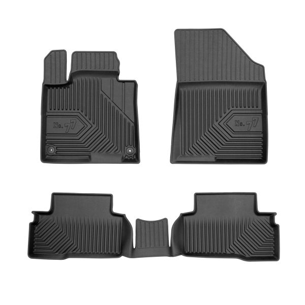 Set Covorase Auto Si Tavita Portbagaj KIA SPORTAGE V (NQ5) din 2021-2024, Cauciuc, Protectie Porbagaj, 4x Stickere auto cu KIA