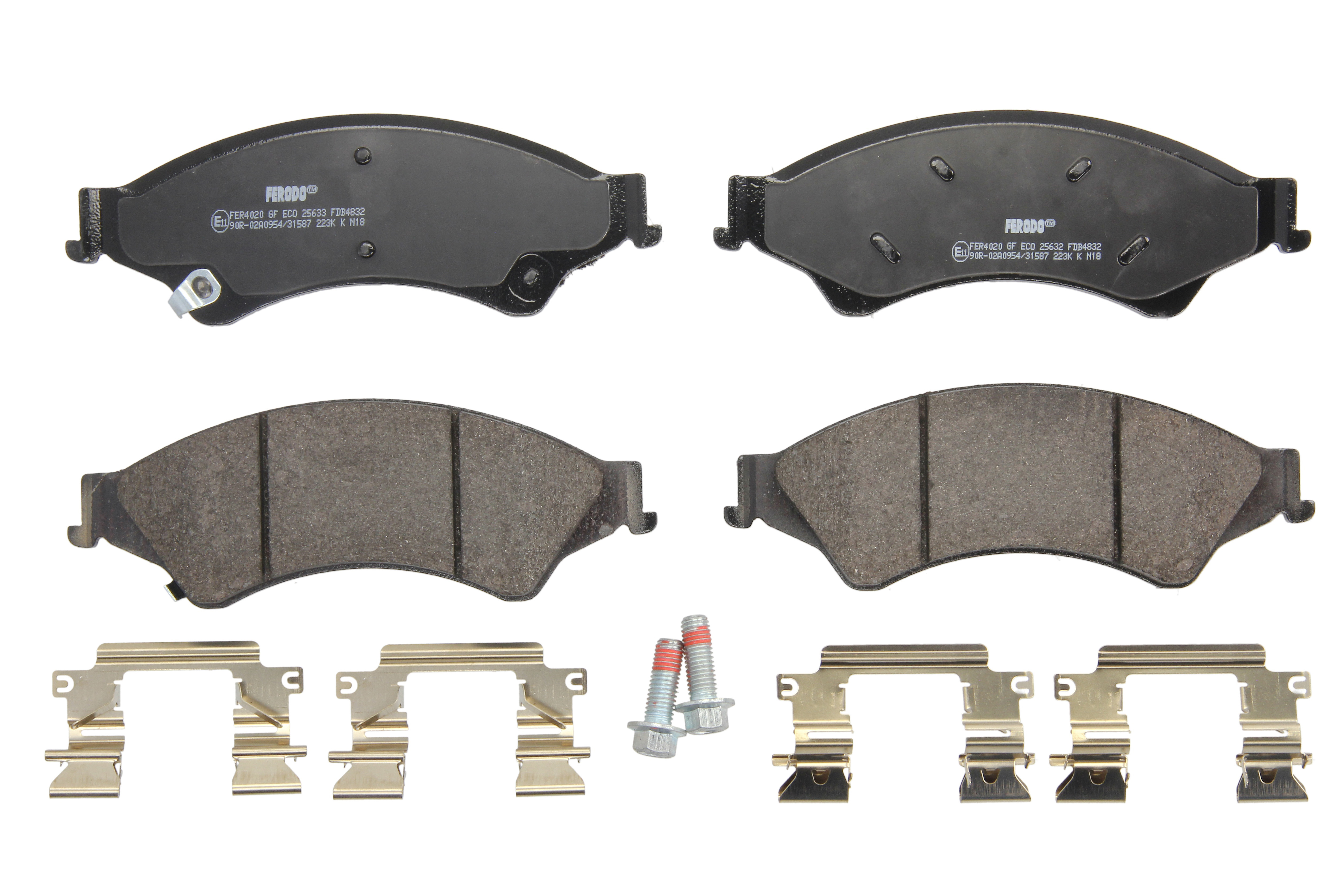 Колодки гальмівні дискові FORD USA RANGER (TKE) 2.0 2011.04- FERODO (FDB4832) Ferodo фото 3