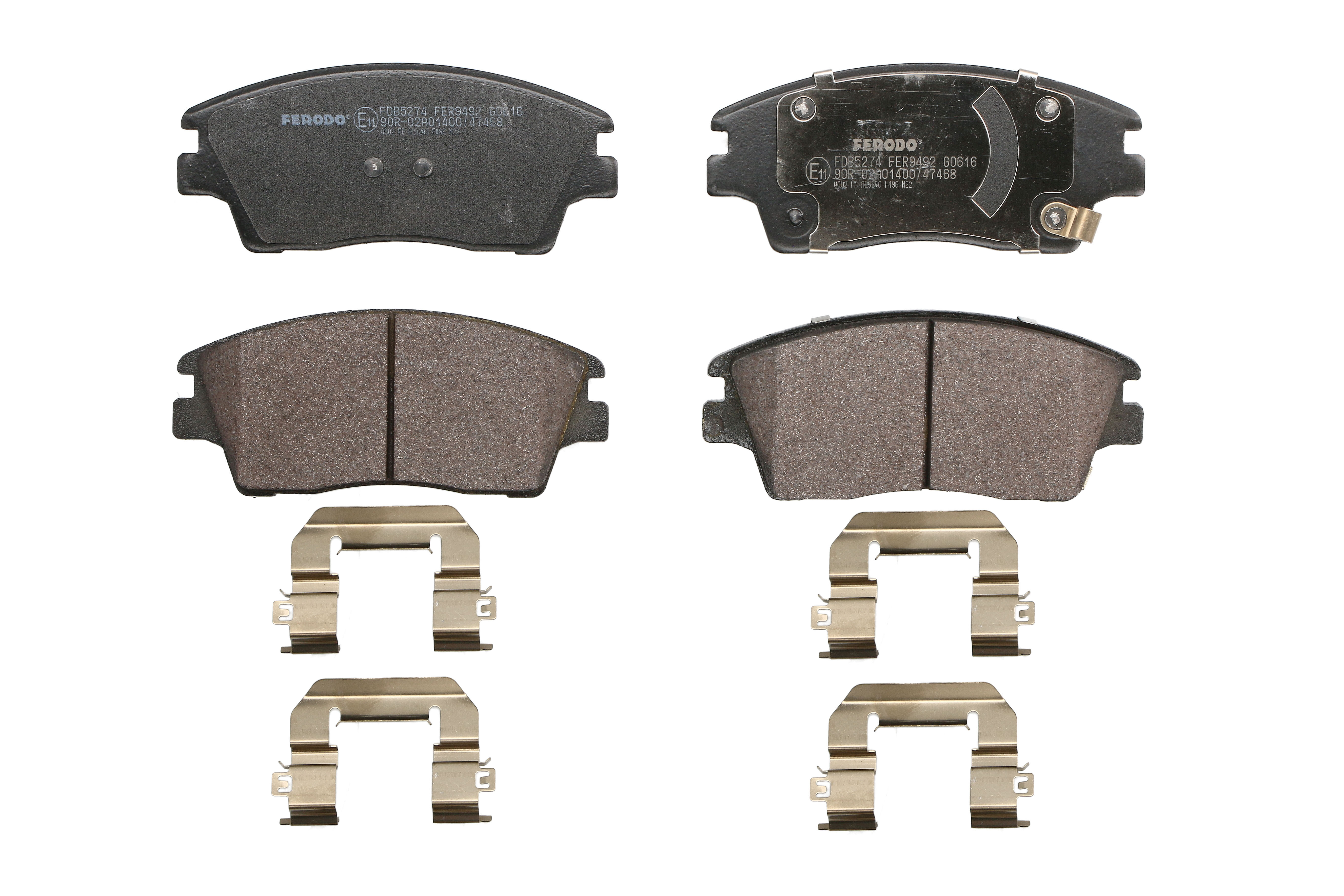 Комплект гальмівних колодок передн , HYUNDAI TUCSON, KIA SPORTAGE IV 1.6-2.4 06.15-05.23