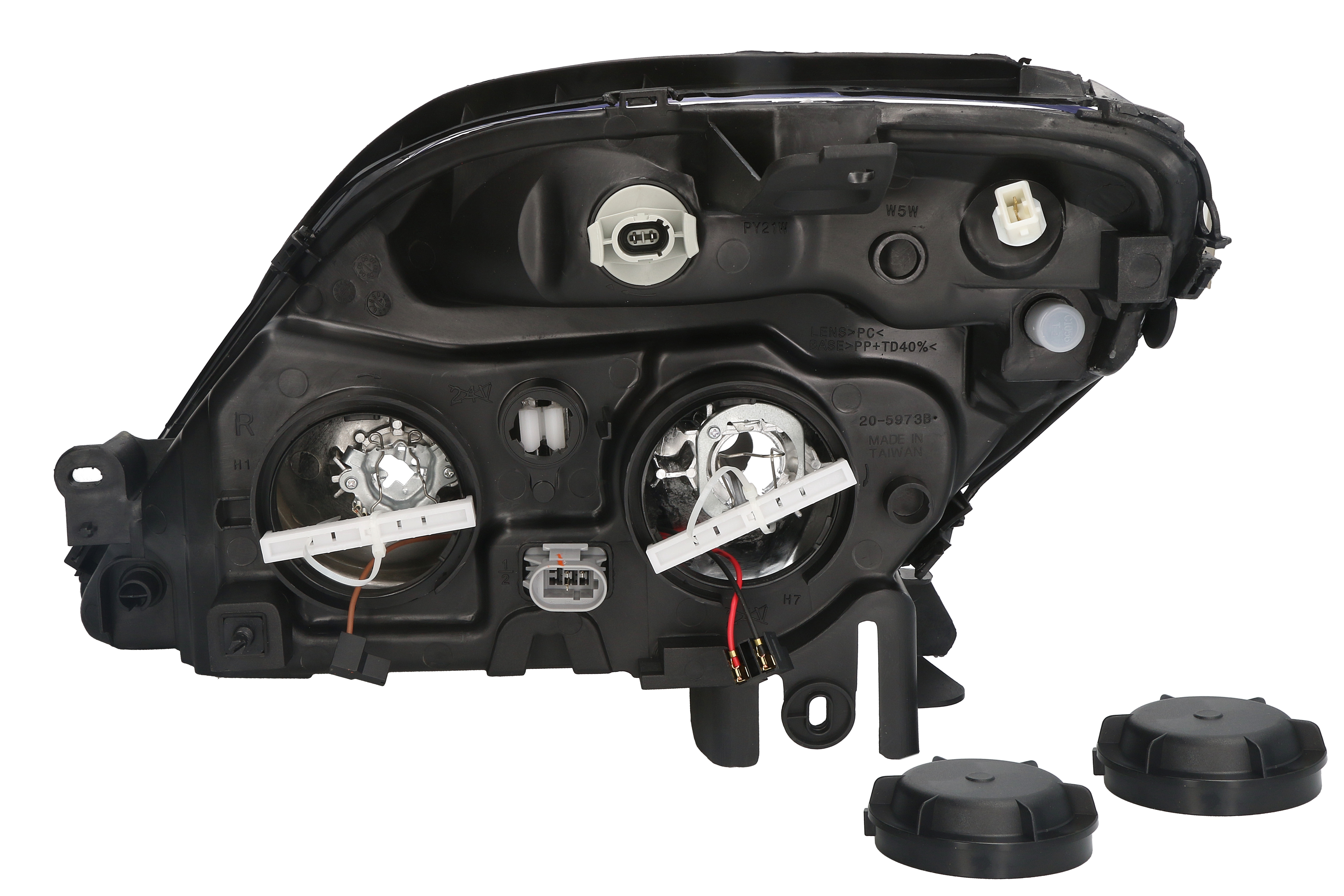 Фара прав (H1/H7, електричн, без мотора, колір відбивача: хром) RENAULT SCENIC I 10.99-09.03 фото 2