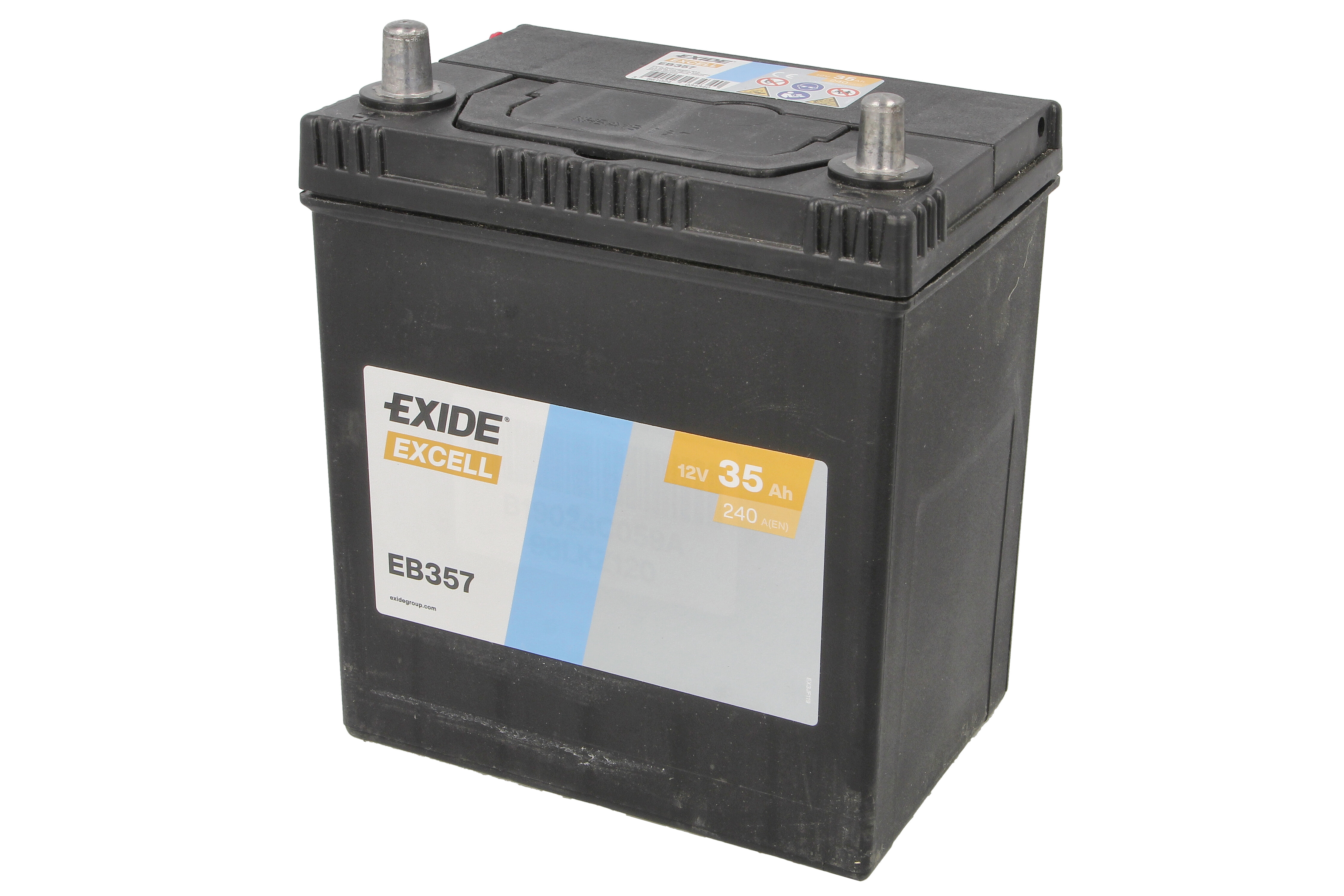 Акумуляторна батарея 35Ah/240A (187x127x220/+L/B00) Excell Азія Exide фото 9