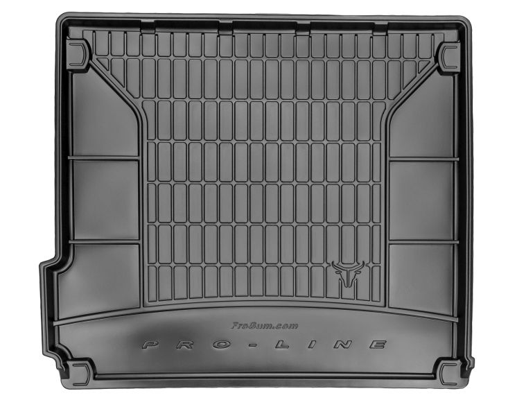 Set Covorase Auto Si Tavita Portbagaj BMW Seria X5 (F15, F85) din 2013-2018, Cauciuc, Protectie Porbagaj, 4x Stickere auto cu BMW