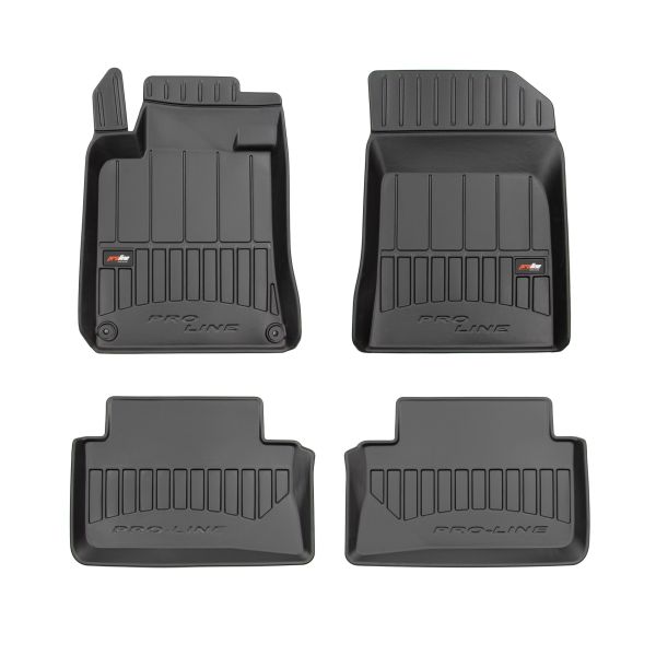 Set Covorase Auto Si Tavita Portbagaj PEUGEOT 508 SW I (8E_) din 2010-2018, Cauciuc, Protectie Porbagaj, 4x Stickere auto cu PEUGEOT
