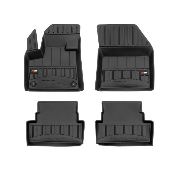Set Covorase Auto Si Tavita Portbagaj OPEL GRANDLAND / GRANDLAND X (A18, P1UO) din 2017-2021, Cauciuc, Protectie Porbagaj, 4x Stickere auto cu OPEL