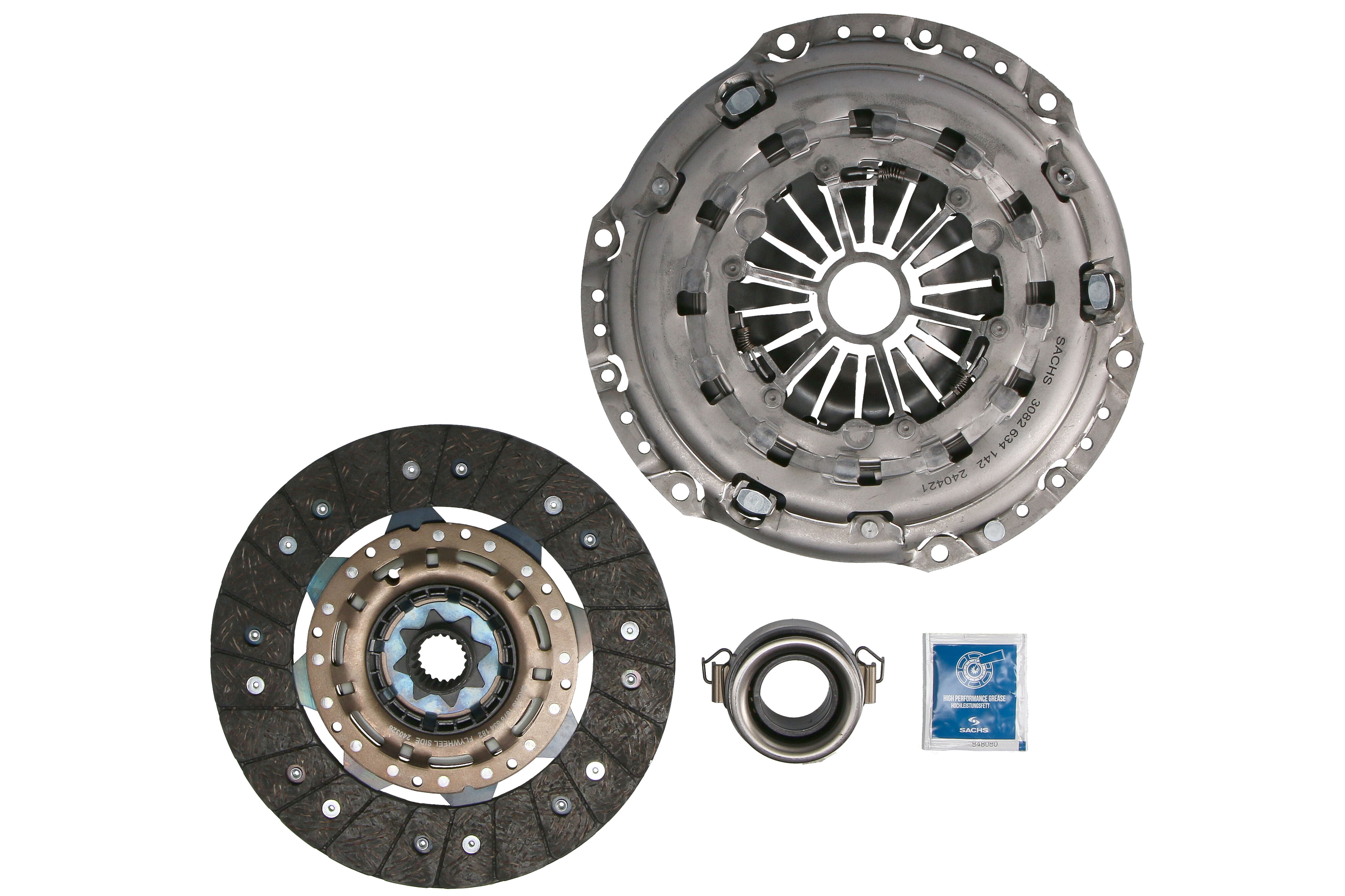 Комплект зчеплення TOYOTA: AURIS (_ZE15_, _RE15_), AVENSIS COMBI (T25), AVENSIS SALO SACHS (3000 952 001) SACHS фото 3