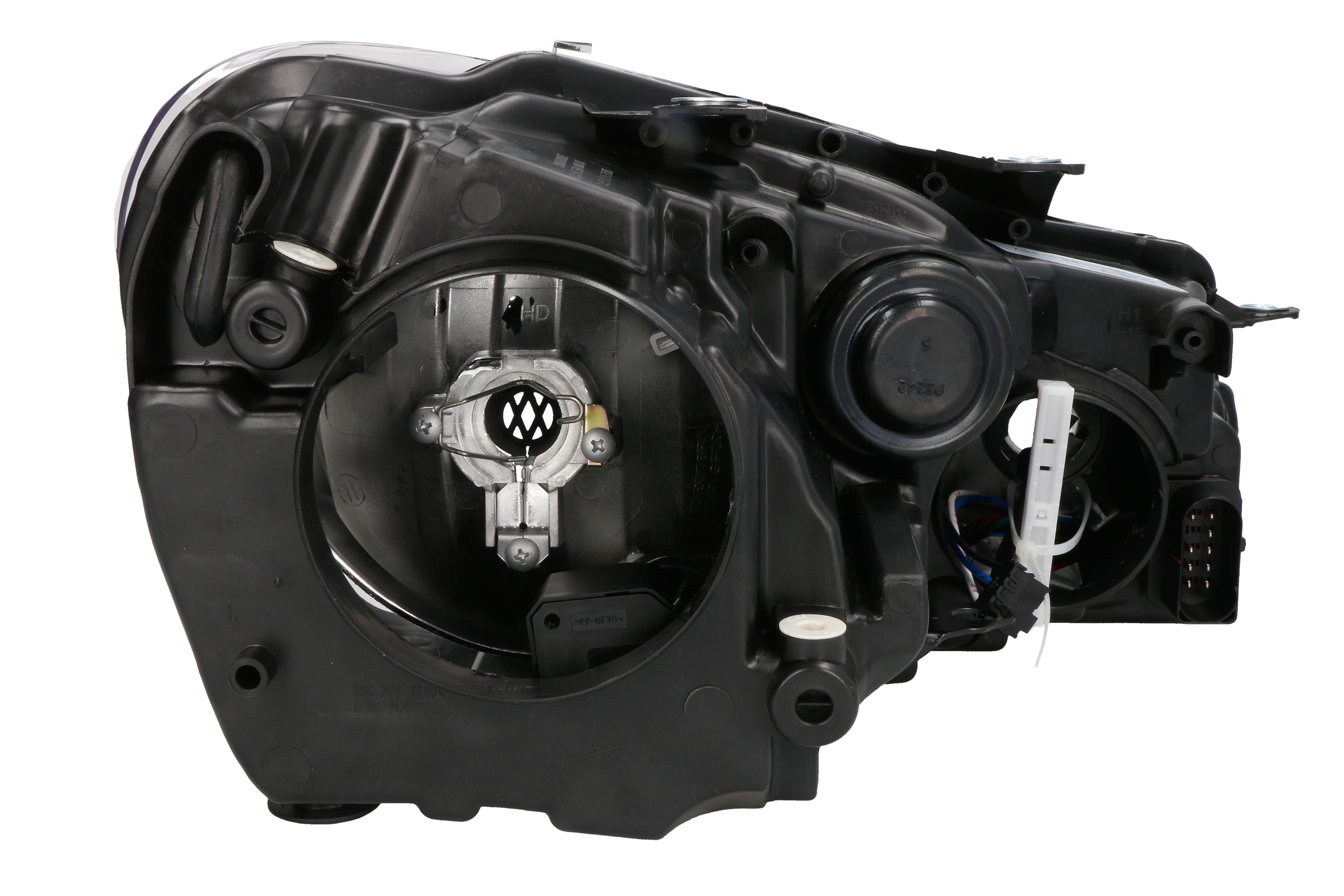 Фара лів (H15/H7, електричн, з мотором, колір відбивача: чорн) VW GOLF VI 10.08-11.13 фото 2