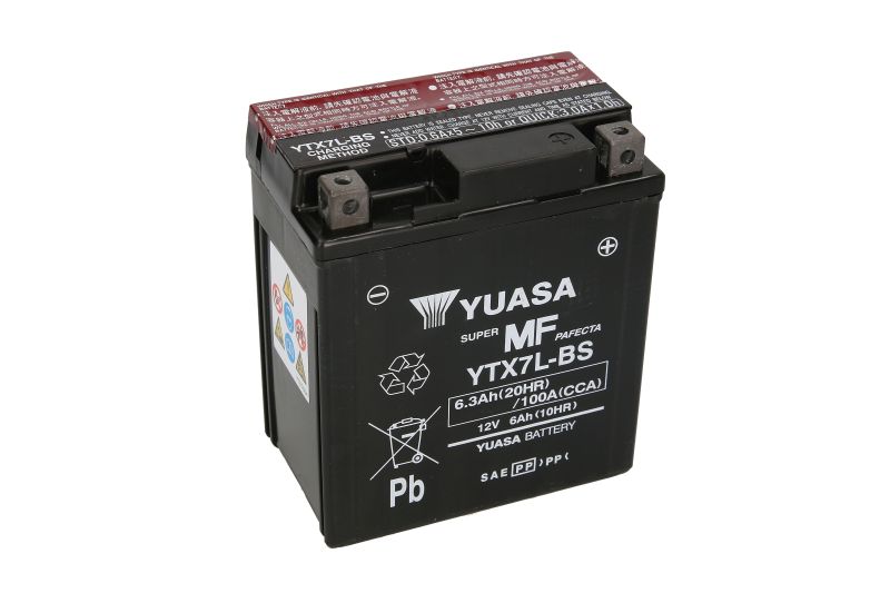 YUASA startovací baterie APRILIA COMPAY 125 AC CUSTOM 09-10, MOJITO 125 (CUSTOM), 150 04-10, RS4 125 11-17, SR 125 (RACING), 150 2T, 125 99-02, BIMOTA SB 1100 (6), HONDA CA 125 REBEL 95-01, CB 600S F2 (HORNET S), 250 (NIGHT HAWK), 600F (HORNET), 250 (TWO-