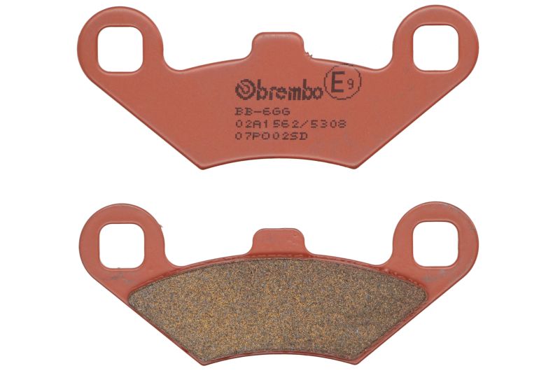 BREMBO sada brzdových destiček, kotoučová brzda POLARIS SCRAMBLER 500, 500 (4WD), 500H.O., 400, 500 (2WD), 500 (4WD W/EBS), 400 (4X4), 400 2X4, 500X, 500 (4WD FREEDOM) 94-12, SPORTSMAN 500 EFI TRACTOR, 500MV 6X6, 5006X6, 500EFI X2, 400 4X4, 400H.O., 500H.