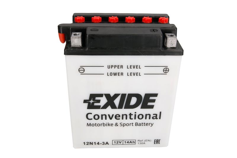 EXIDE startovací baterie HONDA ATC 110 79, CB 750K, 750K (FOUR), 750F (SUPERSPORT), 1000C, 750C (CUSTOM), 900F (BOL D'OR), 1100F, 1100R, 900C, 750SC (NIGHT HAWK), 750F (BOL DOR) 69-84, CBX 1000 (PRO LINK), 1000, 650E 78-83, CX 500, 500E (EURO SPORTS), 500