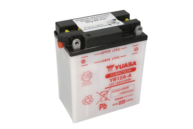 YUASA startovací baterie BENELLI 250 250 4 76, 650 650 SPORT 78-82, DUCATI SS 900 MHR (M.HAILW.REPL.) 77-81, HONDA CB 500 (FOUR), 500T (TWIN), 450S, 250G, 400A HAWK HONDAMATIC, 650B, 550F (SUPERSPORT), 250ND (EURO), 250TII, 450SC (NIGHT HAWK), 400T (HAWK)