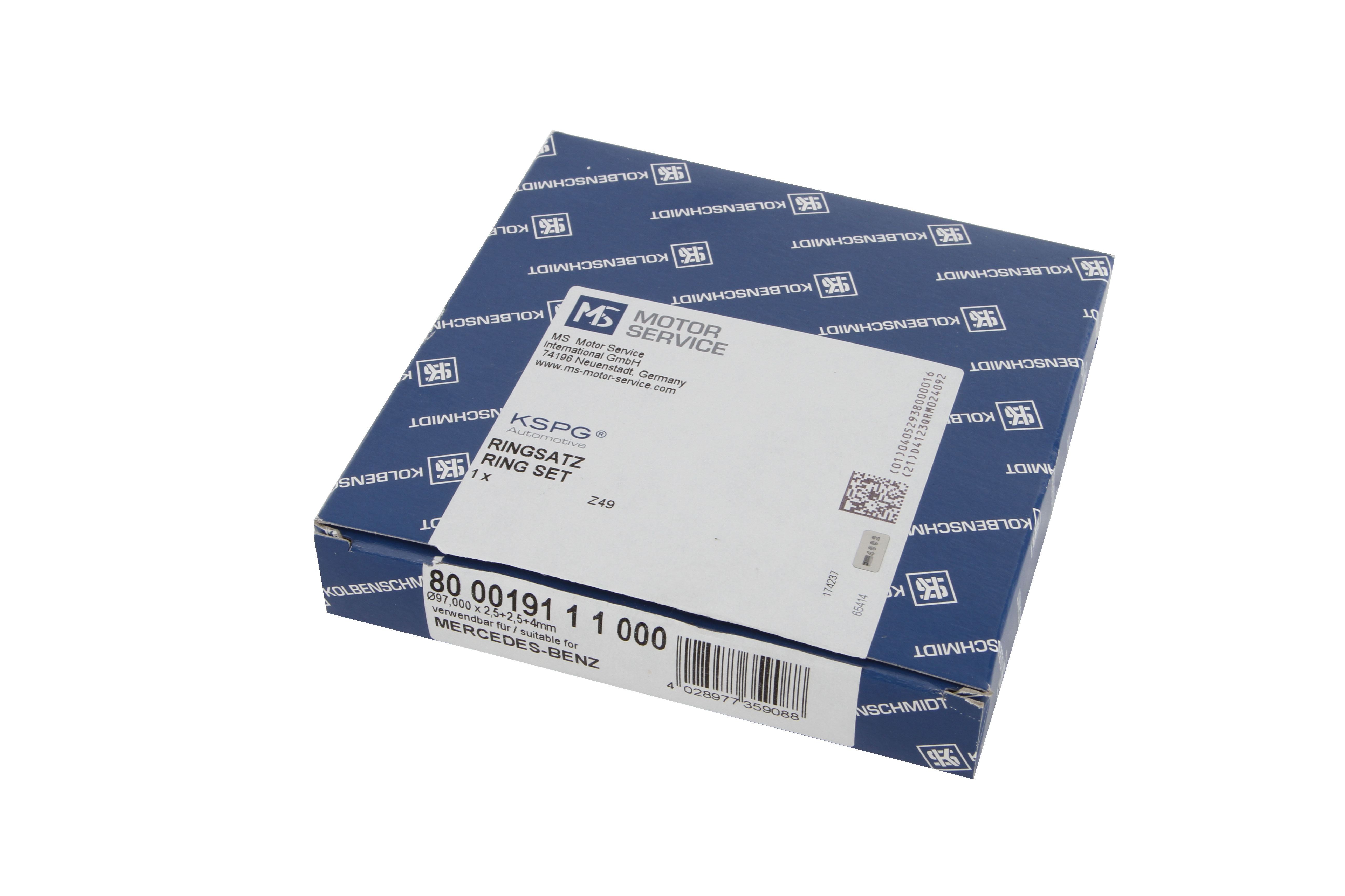 Кольца поршневые MB OM314.970-362.910  (97.00mm/STD) (2.5-2.5-4) фото 4