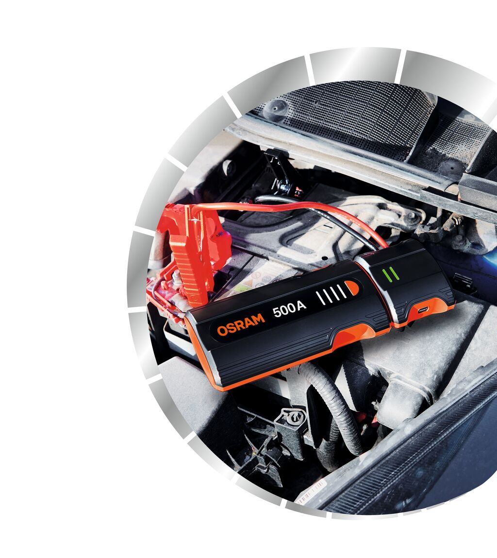 Автономний пусковий пристрій BATTERYJUMPSTART 500. ЛІТІЙ-КОБАЛЬТОВА БАТАРЕЯ, СИЛА СТРУМУ ПУСКА OSRAM (OJS010) osram фото 5