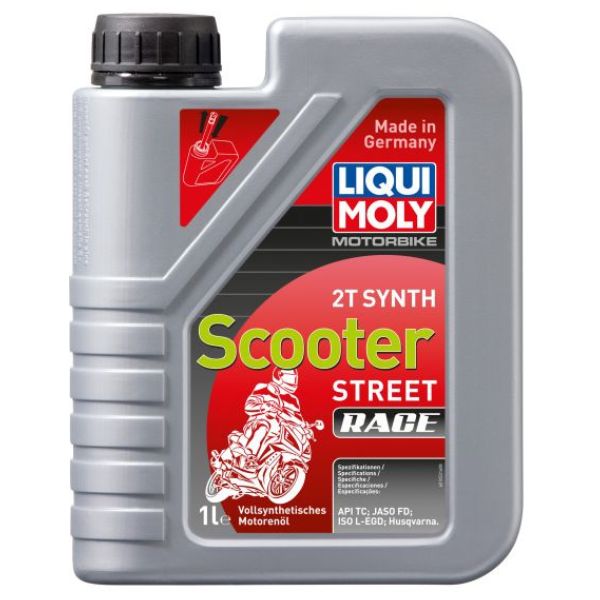 LIQUI MOLY motorový olej  (B001FWQ55Q, 1053, LIM1505 2T 1L RACE, POWER 1 RACING 2T 1L, POWER 1 ULTIMATE 2T 4L, TWO WHEEL 2 ST 1L SEMI SY, JASO FD)