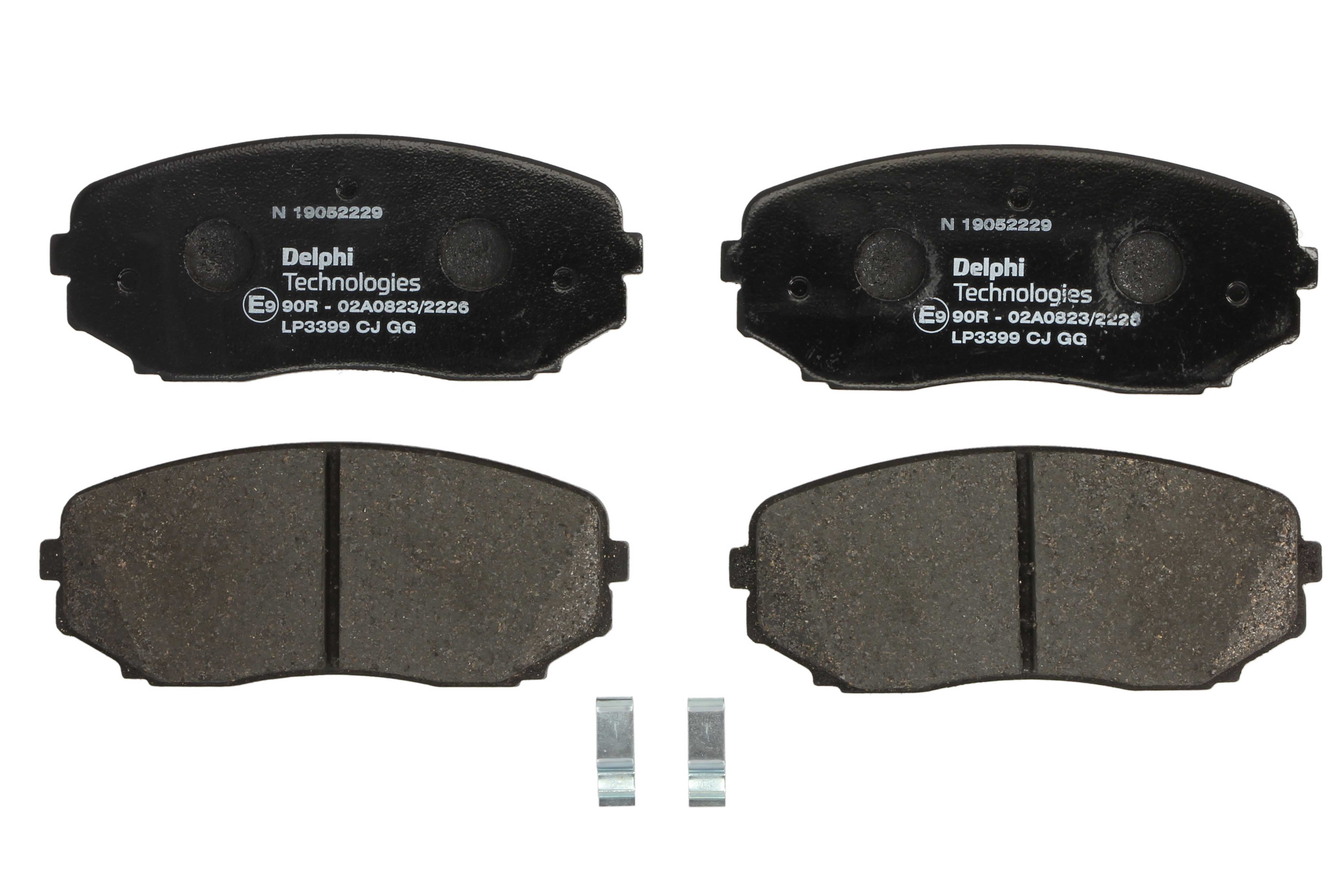 Комплект гальмівних колодок передн , MAZDA CX-7, CX-9, MITSUBISHI ECLIPSE CROSS, GRANDIS, L200 / TRITON, OUTLANDER III, PAJERO PININ I, PAJERO SPORT III 1.5-3.7 10.99-