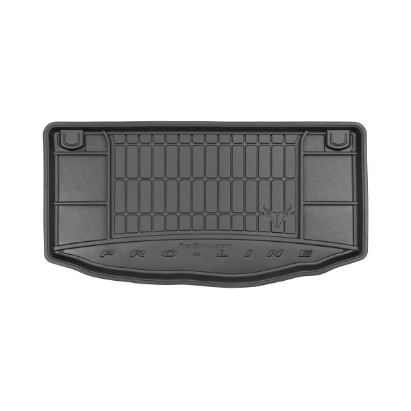 Set Covorase Auto Si Tavita Portbagaj KIA PICANTO II (TA) din 2011-2017, Cauciuc, Protectie Porbagaj, 4x Stickere auto cu KIA