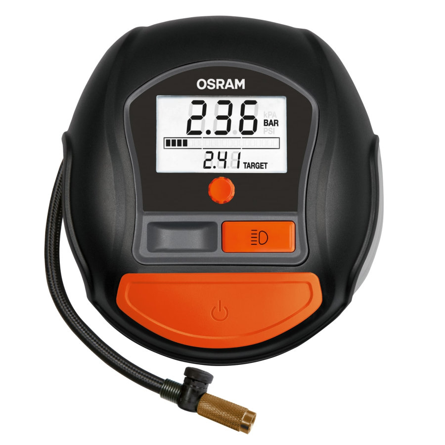 Компресор для накачування шин TYREINFLATE 1000 / 12V 15A / ШИНА R13 НАКАЧУЄТЬСЯ ЗА 2.5 ХВ. ДО 2 OSRAM (OTI1000) osram фото 3