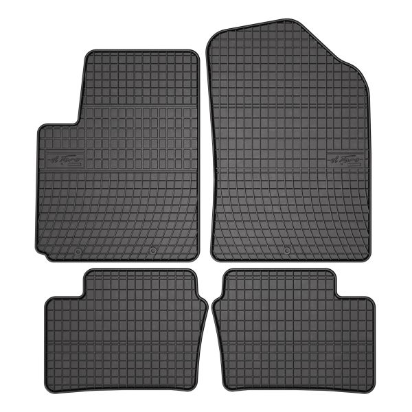 Set Covorase Auto Si Tavita Portbagaj KIA PICANTO II (TA) din 2011-2017, Cauciuc, Protectie Porbagaj, 4x Stickere auto cu KIA