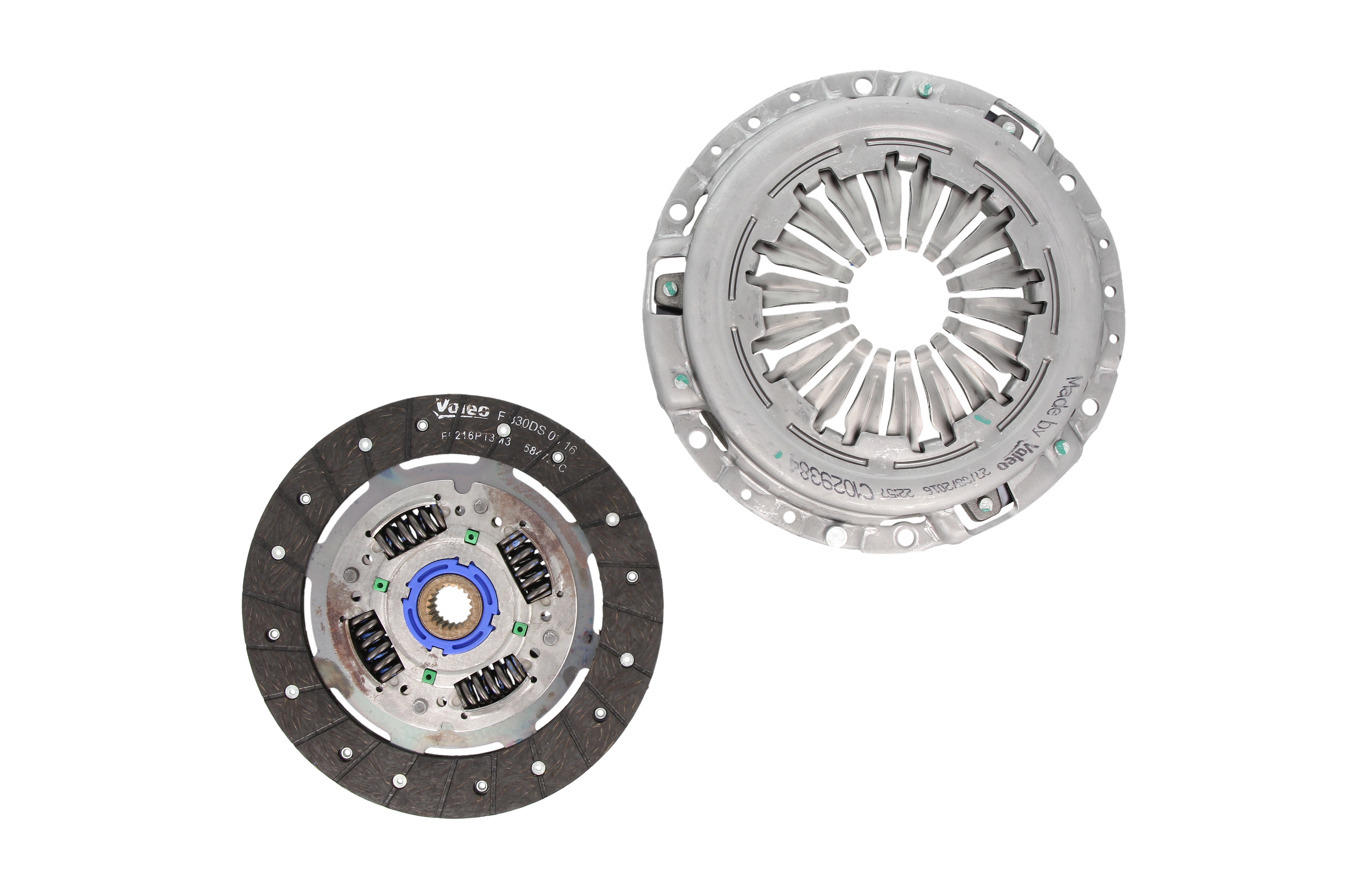 Комплект зчеплення CLUTCH SET (DISC+PRESSURE PLATE) FIAT PUNTO (199) 1.3 D MULTIJET VALEO (832106) Valeo фото 4