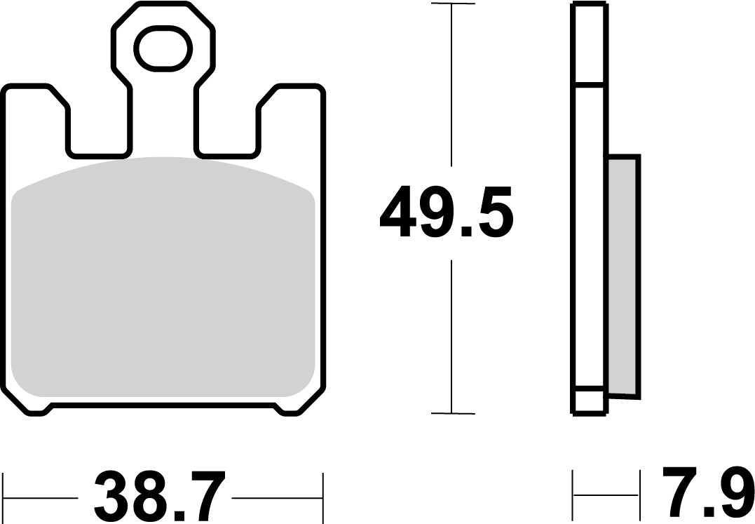 BREMBO sada brzdových destiček, kotoučová brzda KAWASAKI ZX-10R 1000 (NINJA) 04-07, ZX-12R 1200 (NINJA) 04-06, ZX-6R 636 03-06, SUZUKI GSX-R 1000 03-07 (07SU26SC, 2P300ST, FDB2164STAC, FDB2203CP211, FDB2203XRAC, MCB742CAR, MCB742SRQ)