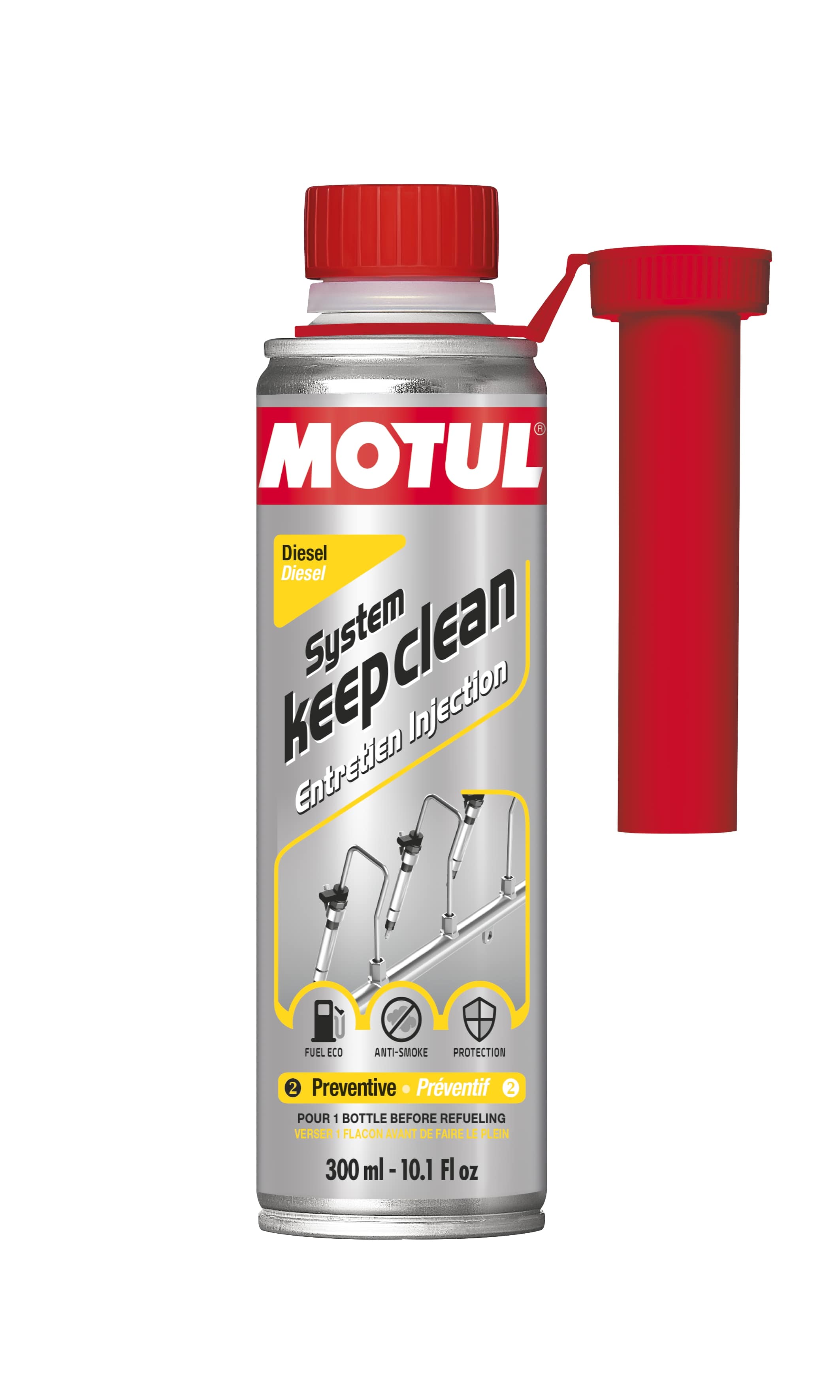 Очисник для систем паливоподачі дизелів SYSTEM KEEP CLEAN DIESEL MOTUL (107815) Motul фото 3