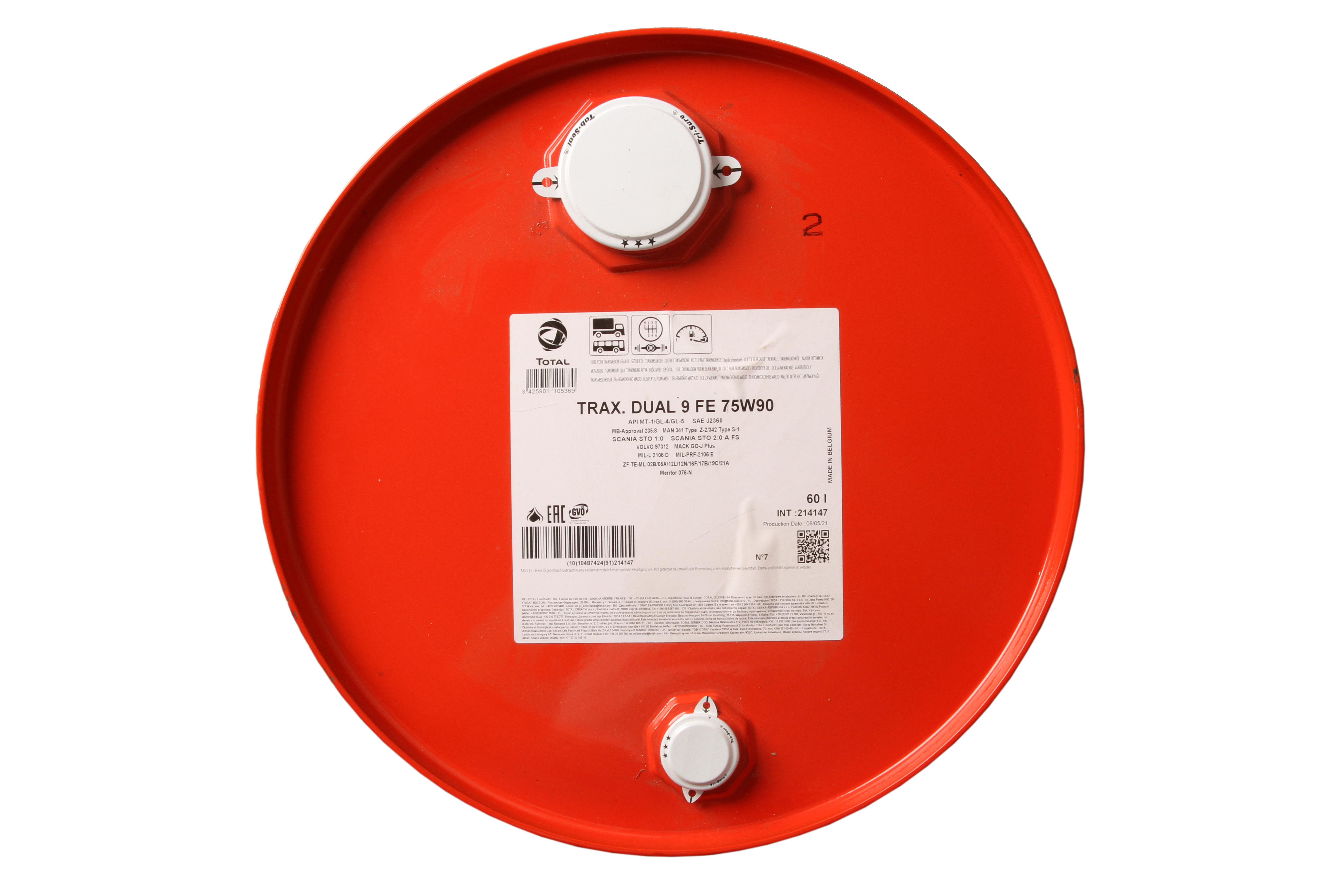 Олива MTF TRAXIUM (1L) 75W90 ,API GL-4, GL-5, MT-1, SAE J2360, EATON, IVECO RAS1, MAN 341 Z2, MAN 342 S1, MB 235.8, MIL L-2105D, MIL PRF-2105E, SCANIA STO 1:0, SCANIA STO 2:0 A FS, VOLVO 97312, ZF TE- фото 7