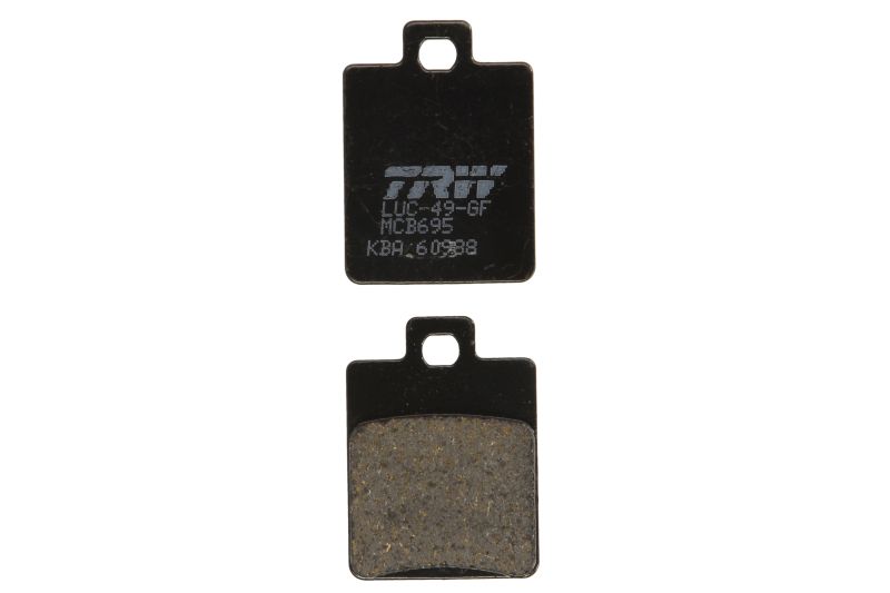TRW MOTO sada brzdových destiček, kotoučová brzda CPI GTR 50, 125, 200 02-06, DERBI SONAR 50, 125, 150 10-12, GILERA RUNNER 125FX (DD), 180FXR (DD