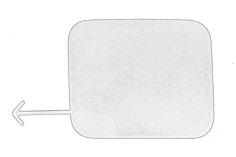 Elemene bara - Capac carlig remorcare Spate Dreapta potrivit TOYOTA C-HR 10.19-