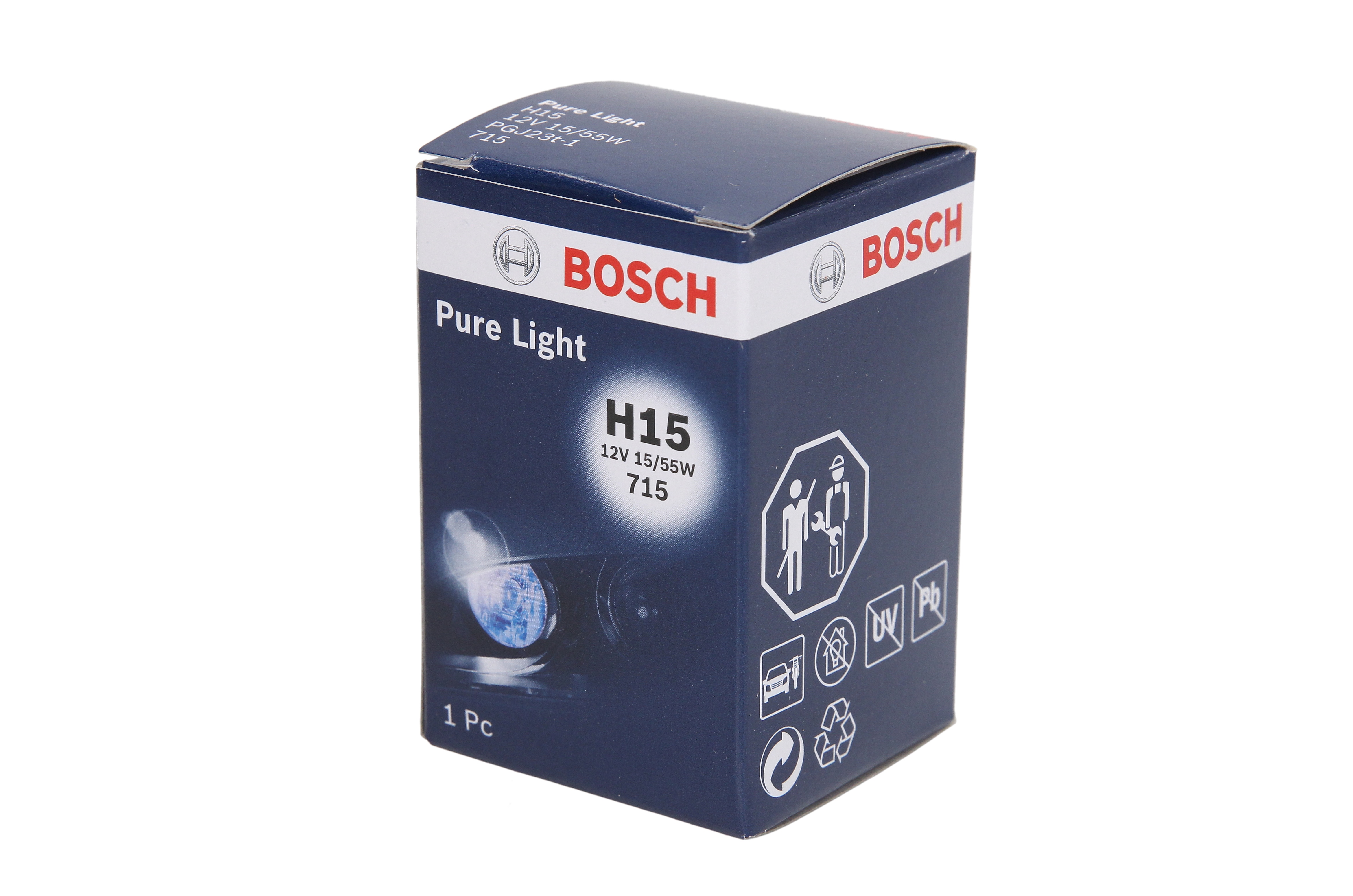 Автолампа H15 12V 55/15W PGJ23T-1 Pure Light фото 7