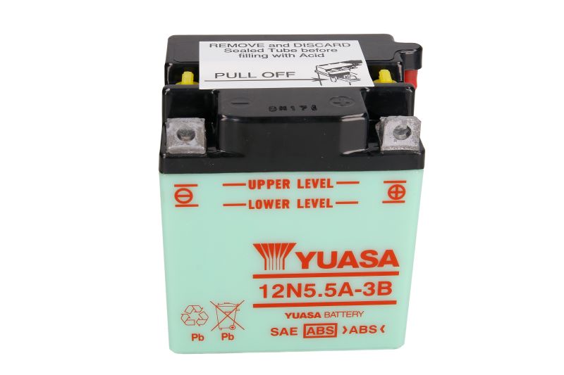 YUASA startovací baterie YAMAHA RD 400, 125, 250, 125DX, 350 75-79 (12N5.5A-3B, 0092M40200, 506012004, M4020, 12N5.5A-3B, 12N5.5A-3B, 506 012 004, 506 012 004 A51 4)