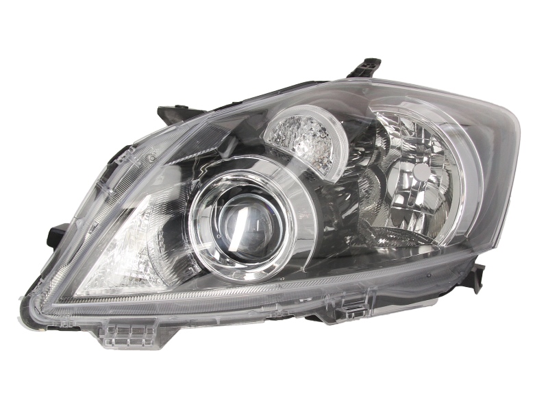 Far fata Stanga (H11 HB3, electric, fara motoras, culoare insert: cromat, culoare semnalizator: transparent) potrivit TOYOTA AURIS -10.12