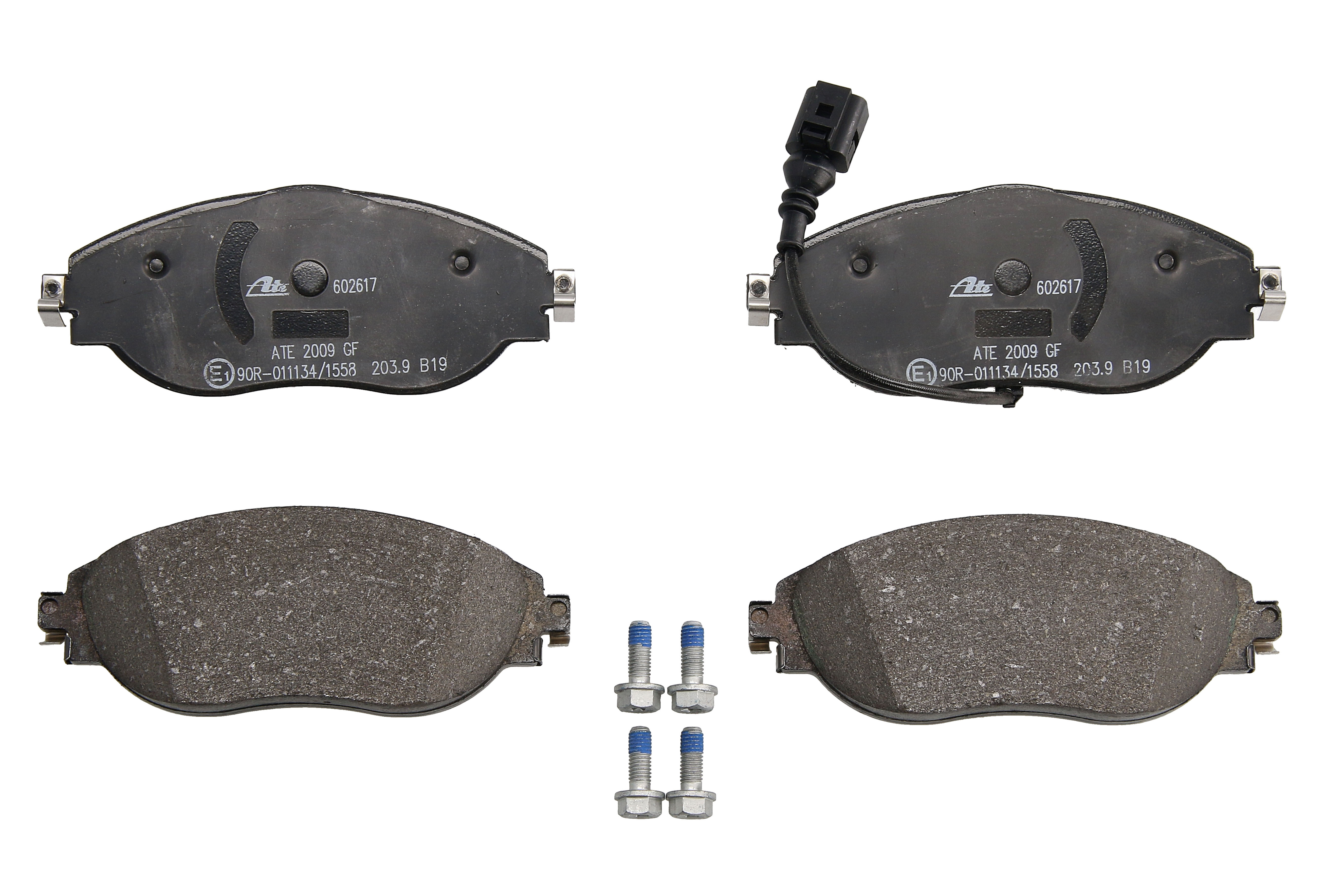 Комплект гальмівних колодок передн , AUDI A3, A3 ALLSTREET, Q2, Q3, CUPRA ATECA, FORMENTOR, LEON, LEON SPORTSTOURER, SEAT ALHAMBRA, LEON, LEON SC, LEON SPORTSTOURER, LEON ST 1.0-3.6 02.08-