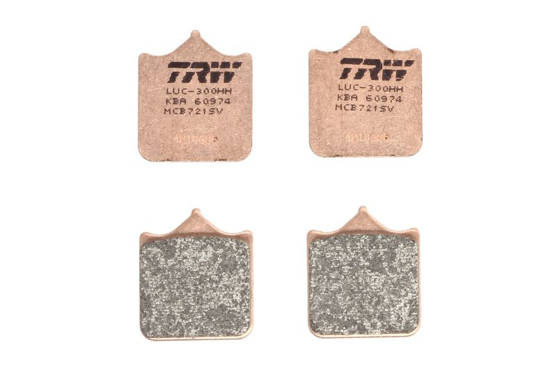 TRW MOTO sada brzdových destiček, kotoučová brzda APRILIA RSV 1000 R, (FACTORY), R (FACTORY), (MILLE), R (DREAM) 98-10, TUONO 1000 R (FACTORY), R 04-11, BENELLI TORNADO 900 RS (TRE), (TRE), (NAKED SPORT EVO) 02-05, DERBI MULHACEN 659 CAFFE (ANGEL NIETO LI