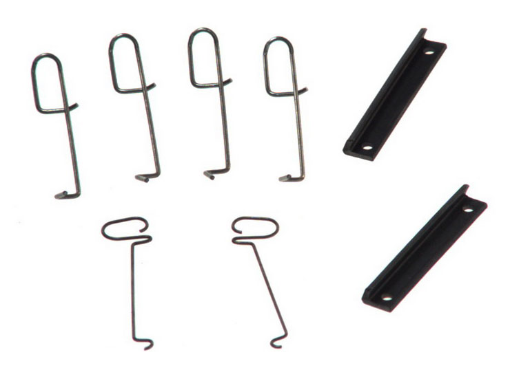 Планка супорта (переднього) прижимна (к-кт) Peugeot 306/Renault Clio I 90-02 Quick Brake фото 7